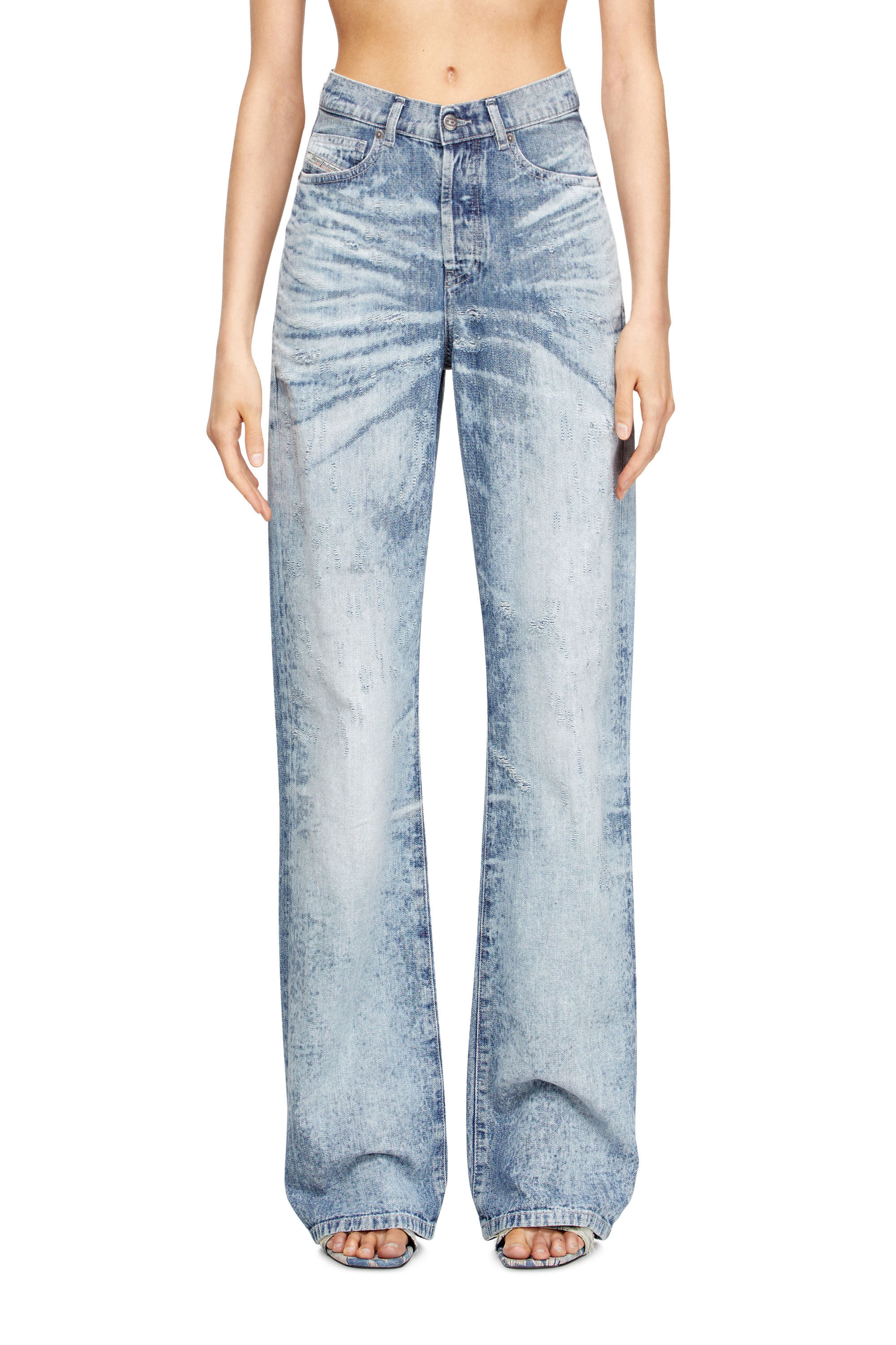 Diesel - Female's Regular Jeans 1971 D-Sent 068TY, ライトブルー - 3