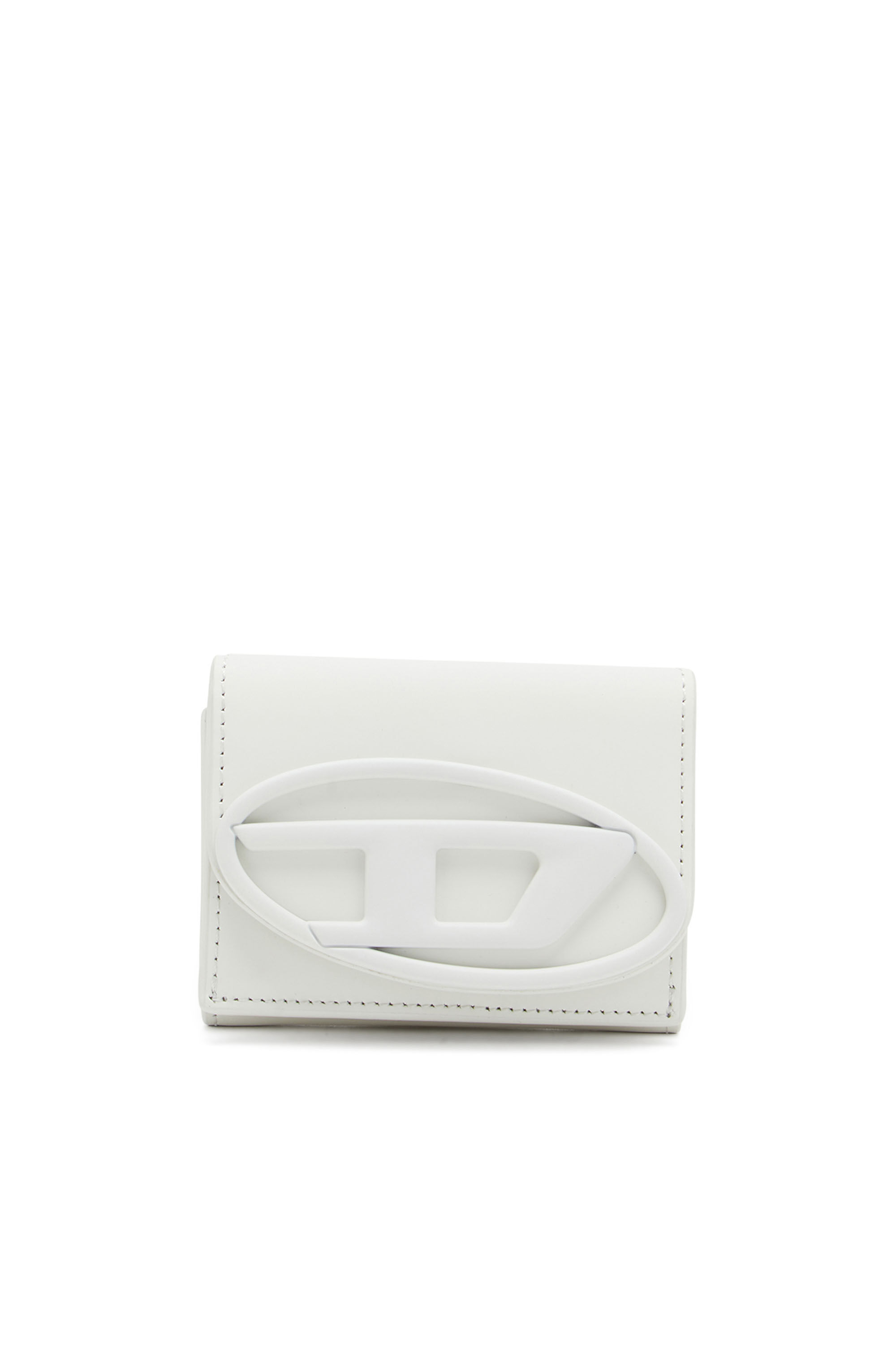 Diesel - 1DR TRI FOLD COIN XS II, Female's Tri-fold wallet in matte leather in ホワイト - 1