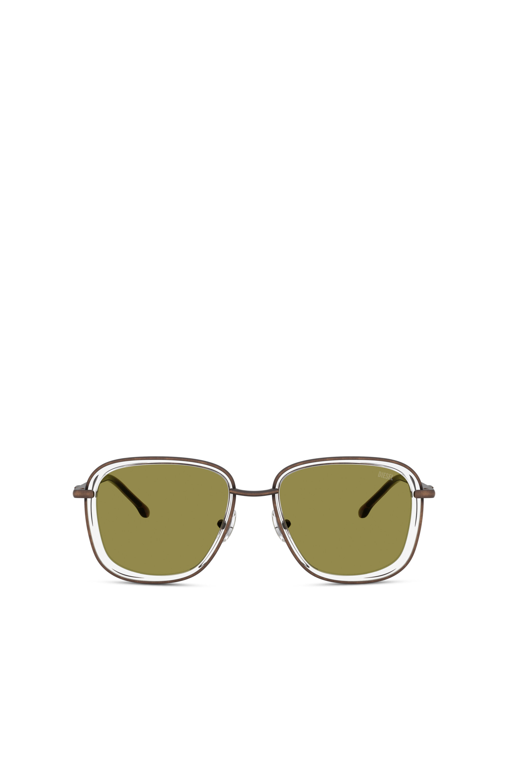 Diesel - 0DL1017, Unisex's Square sunglasses in グリーン - 1