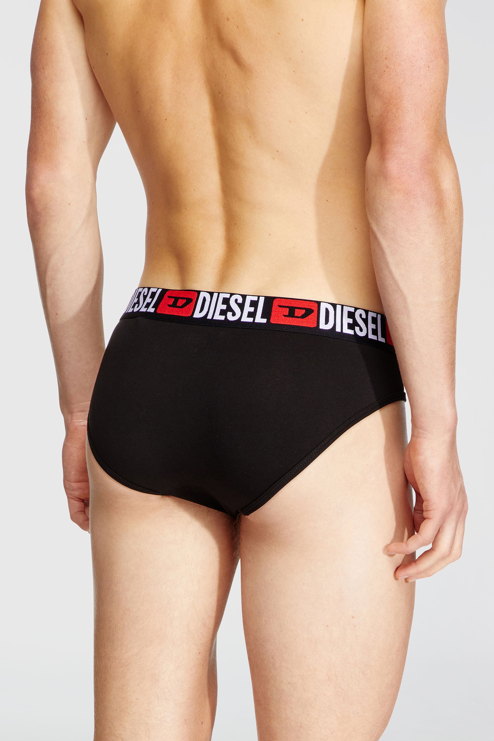 Diesel - UMBR-ANDRETHREEPACK, Male's アンダーウェアブリーフ3枚セット in ブラック - 4