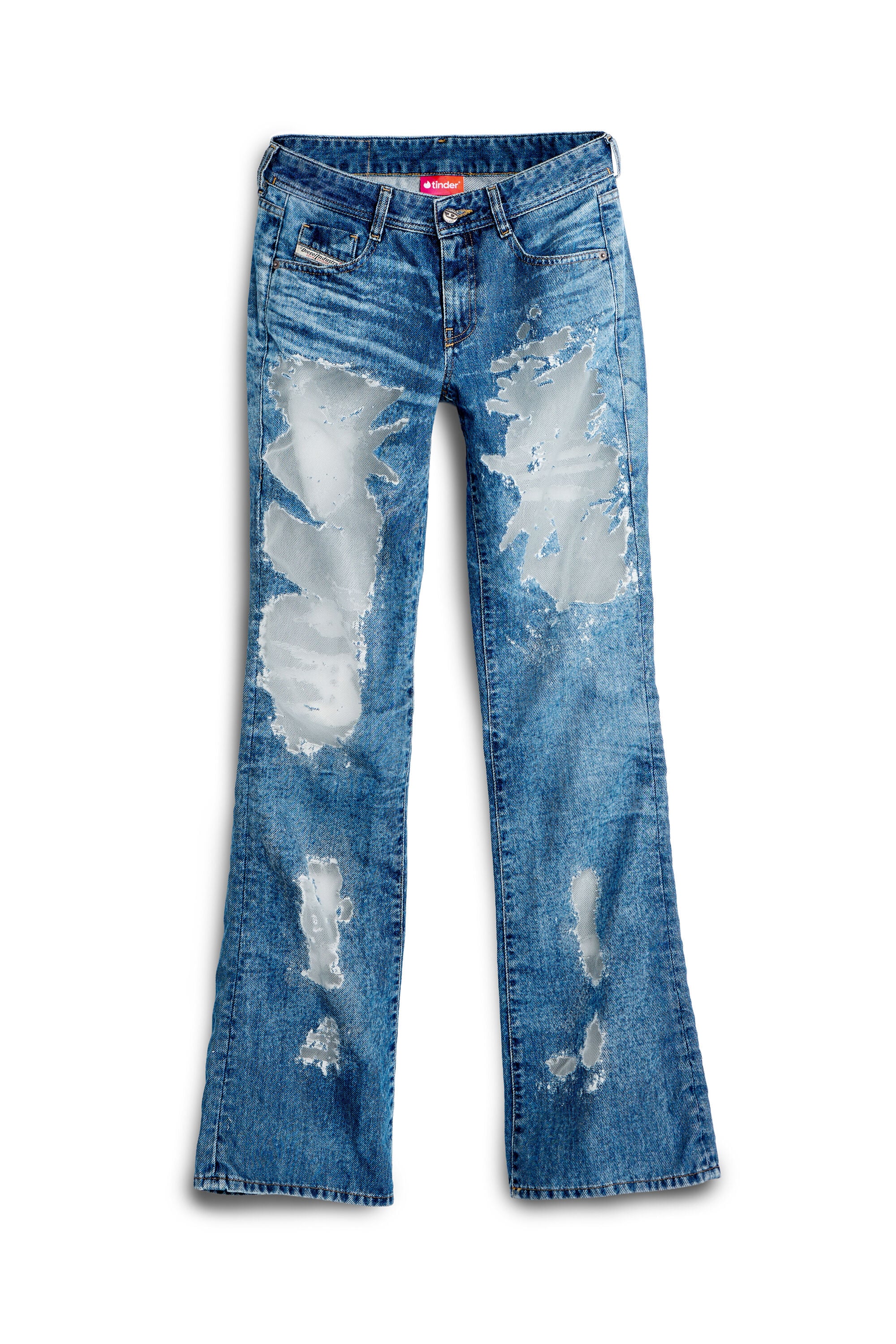 Diesel - Female's Bootcut Jeans 1969 D-Ebbey 068ZH, ミディアムブルー - 4