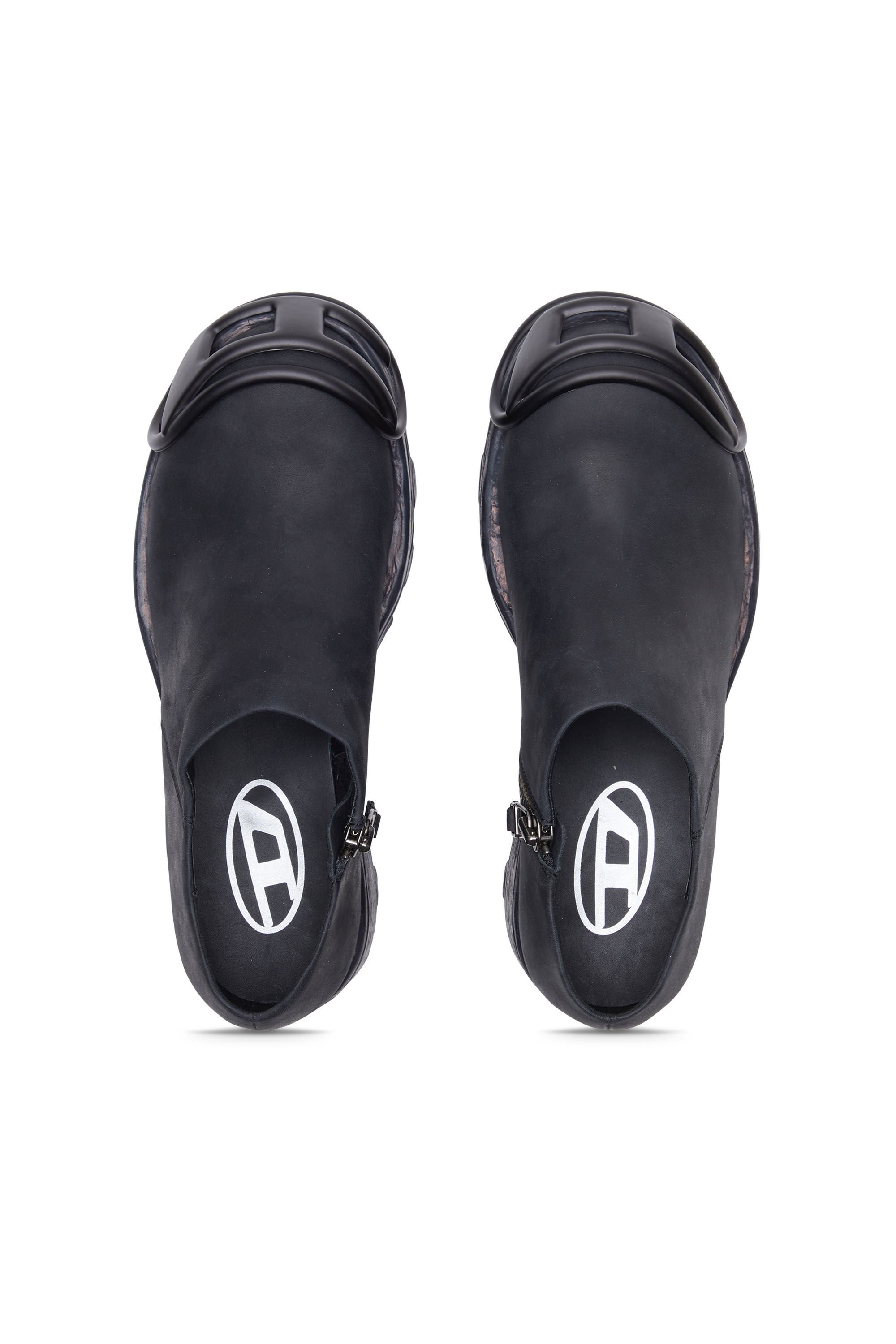 Diesel - D-HAMMER AB D, Male's カウレザーローチェルシーブーツ in ブラック - 4