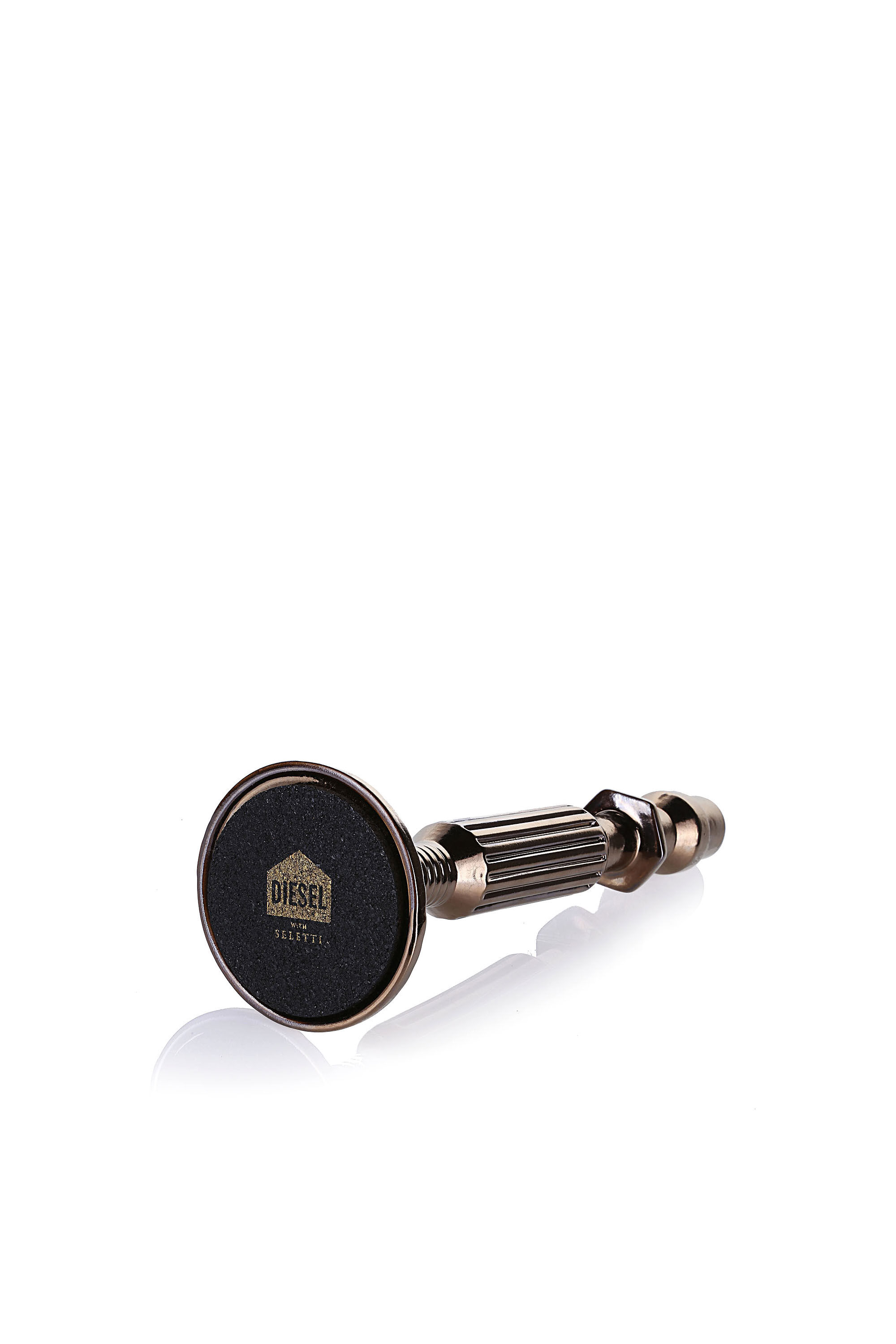 Diesel - 10953 TRANSMISSION, Unisex's Bronze medium porcelain candleholder in ブロンズ - 2