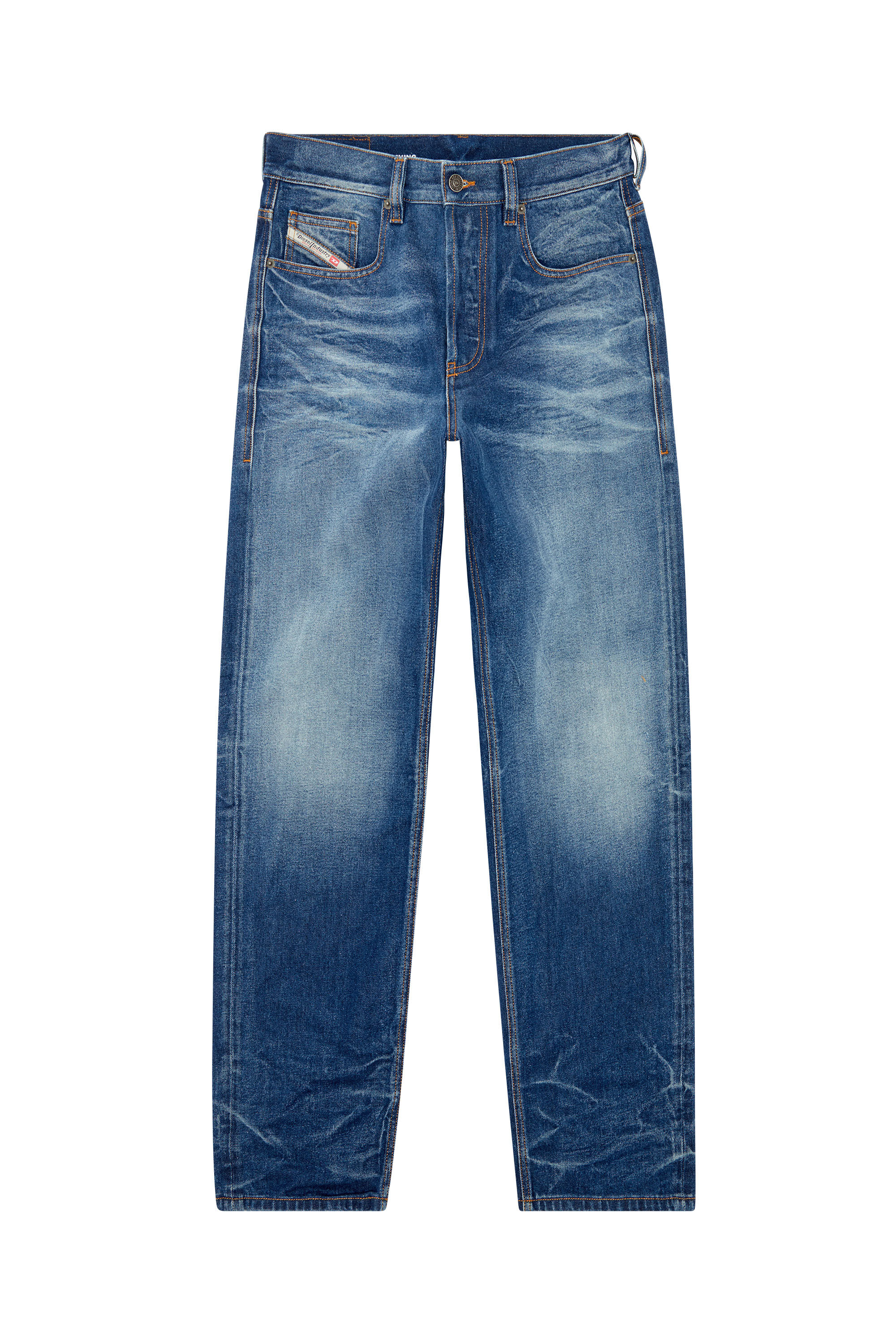 Diesel - Straight Jeans 2010 D-Macs 09I46, ミディアムブルー - Image 2