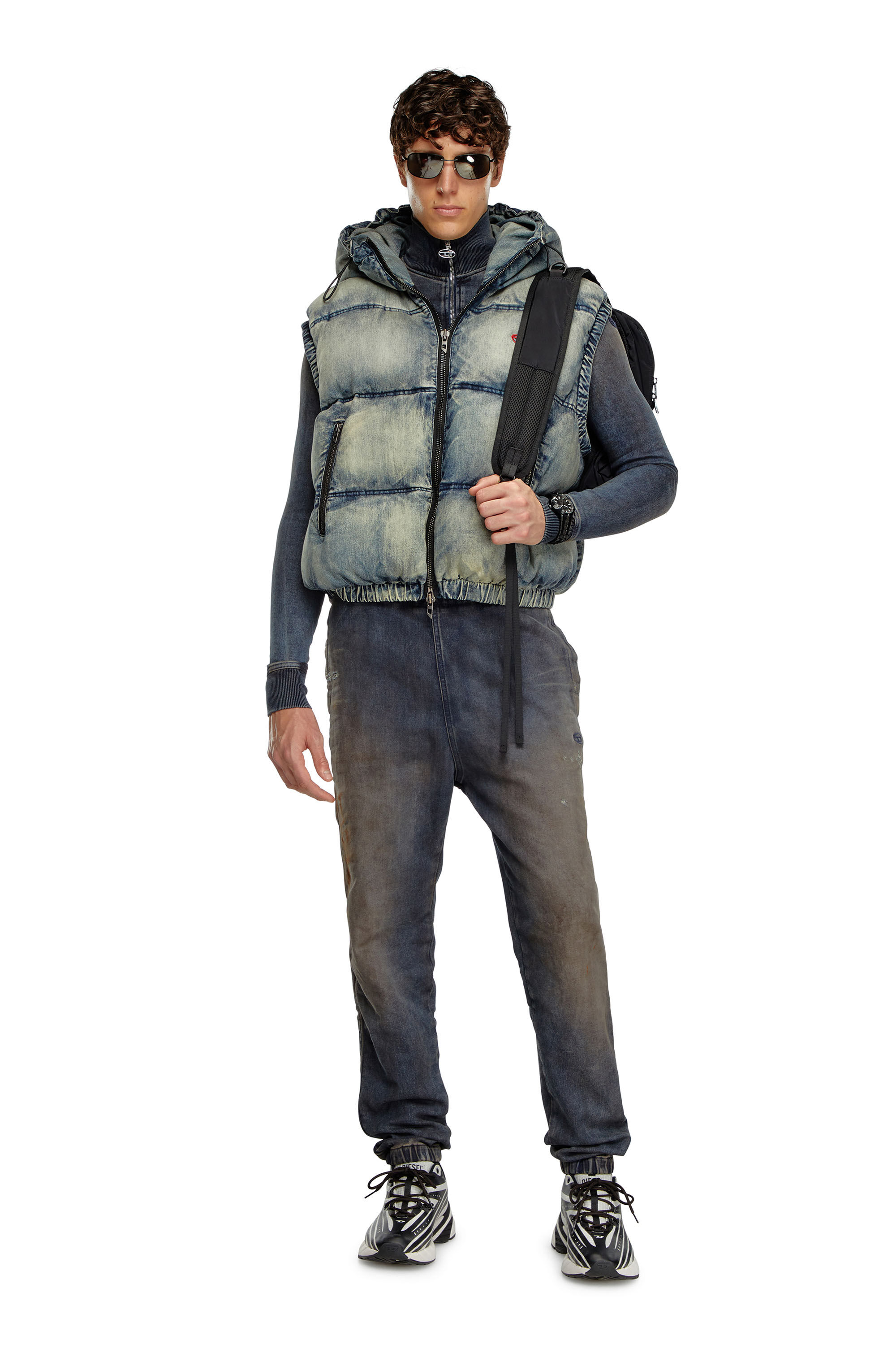 テーパード D-Lab Track Denim | ダークブルー | メンズ | DIESEL