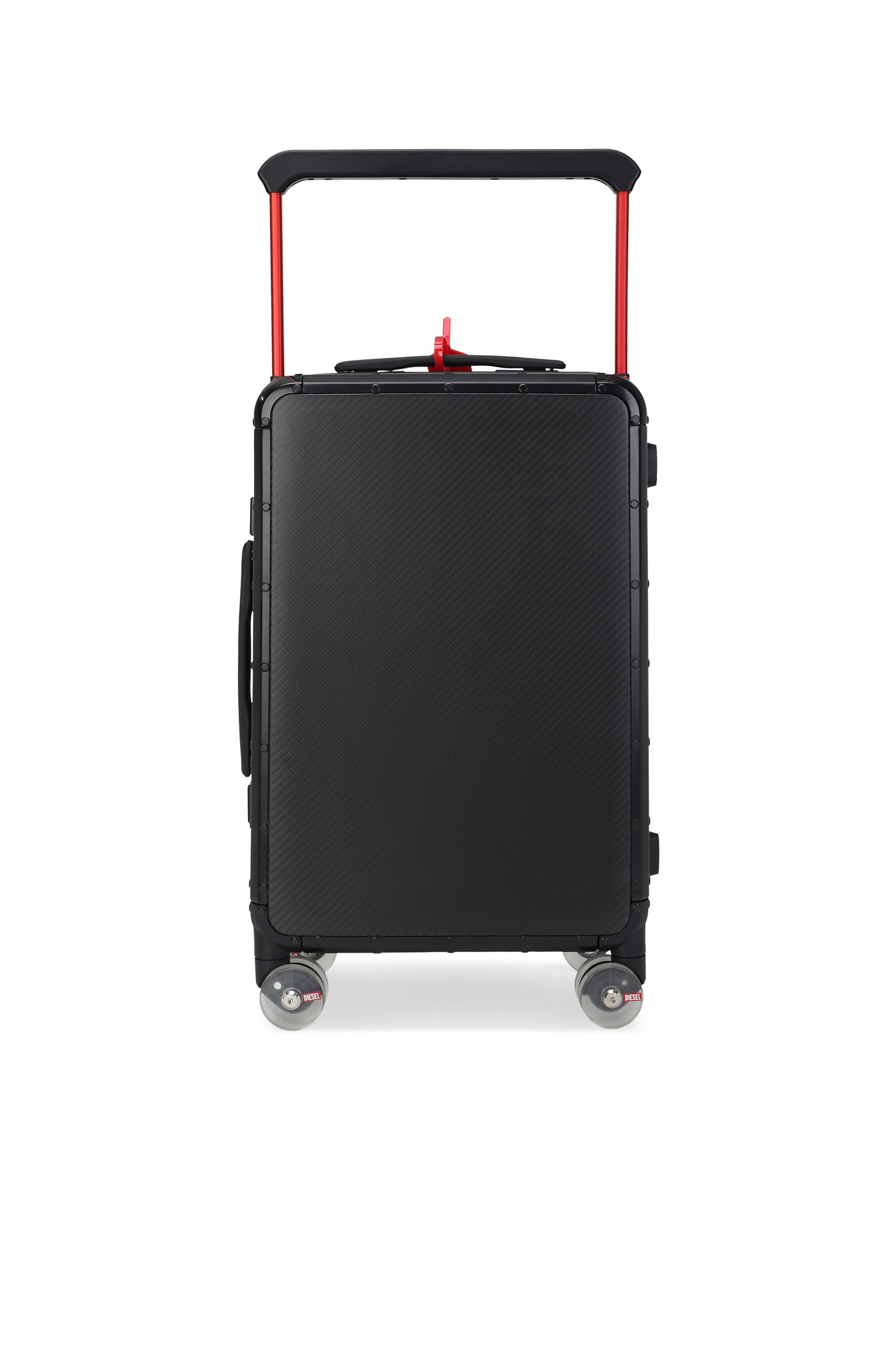 Diesel - DIESEL CARBON FIBER TROLLEY-BLACK- DSL00, Unisex's Carbon Fiber Carry-On Luggage 20" in ブラック - 2