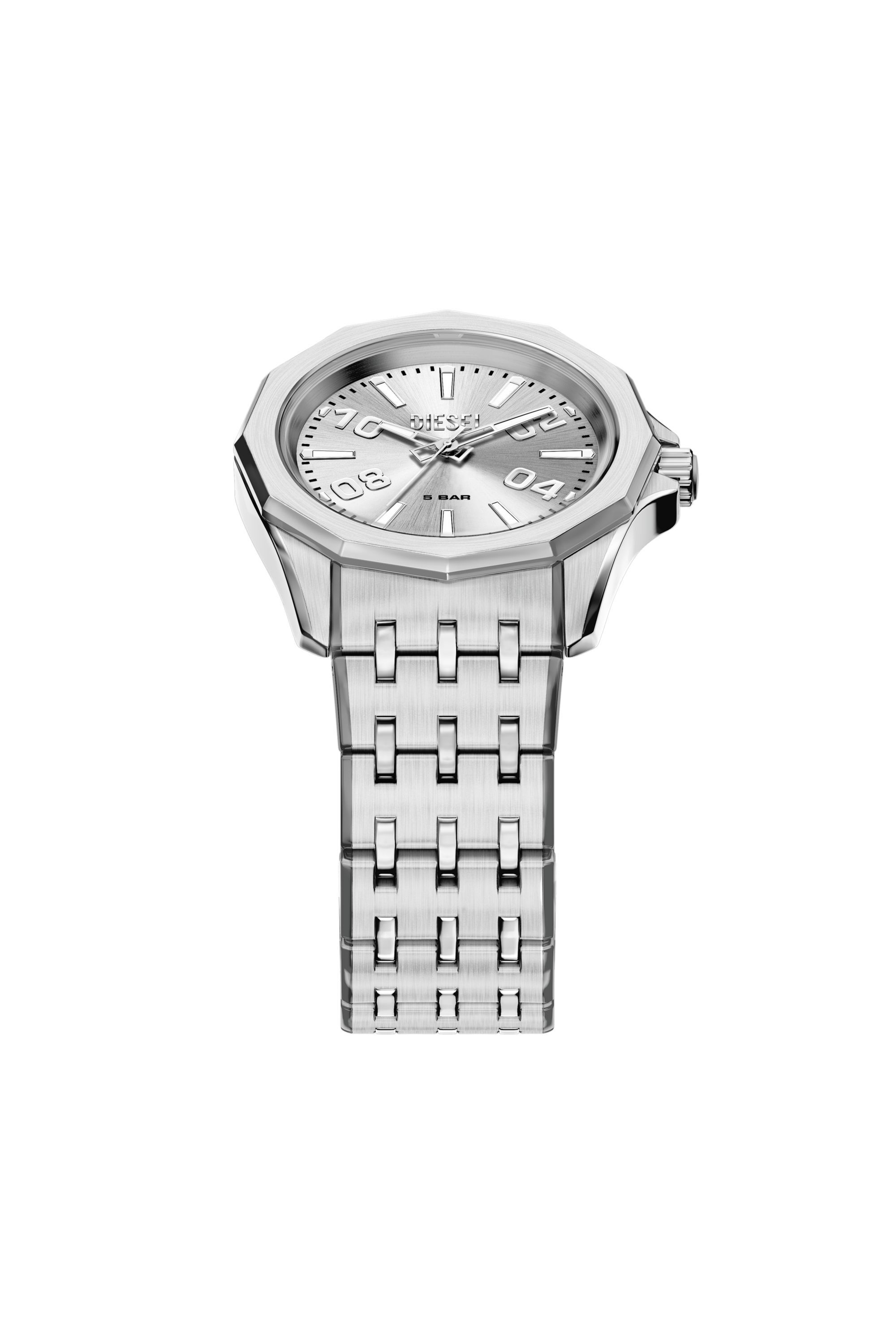 DZ2236 WATCH Stinger stainless steel watch｜シルバー｜メンズ｜DIESEL