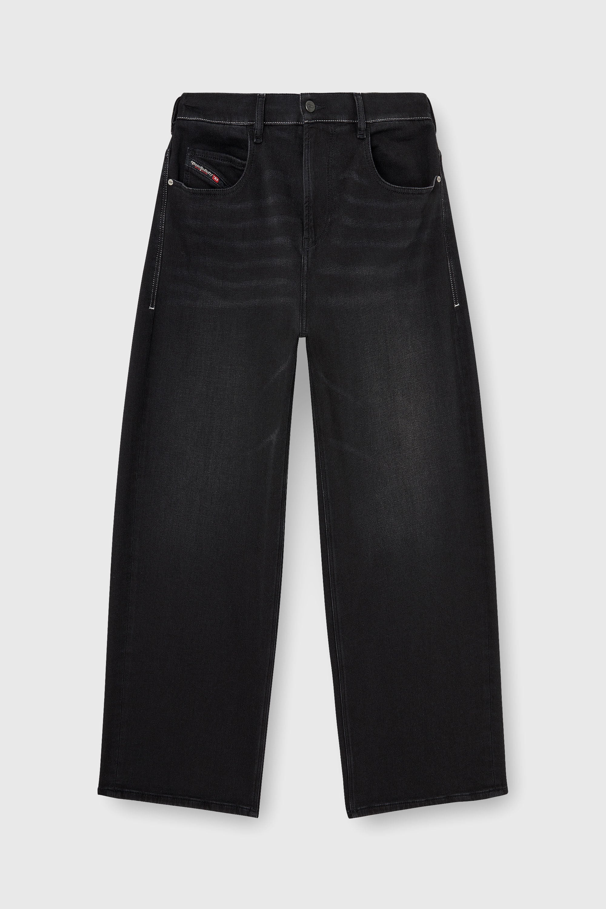 Diesel - Unisex's Relaxed 2097 D-Enim-M Joggjeans&reg; 09P90, ブラック/ダークグレー - 6