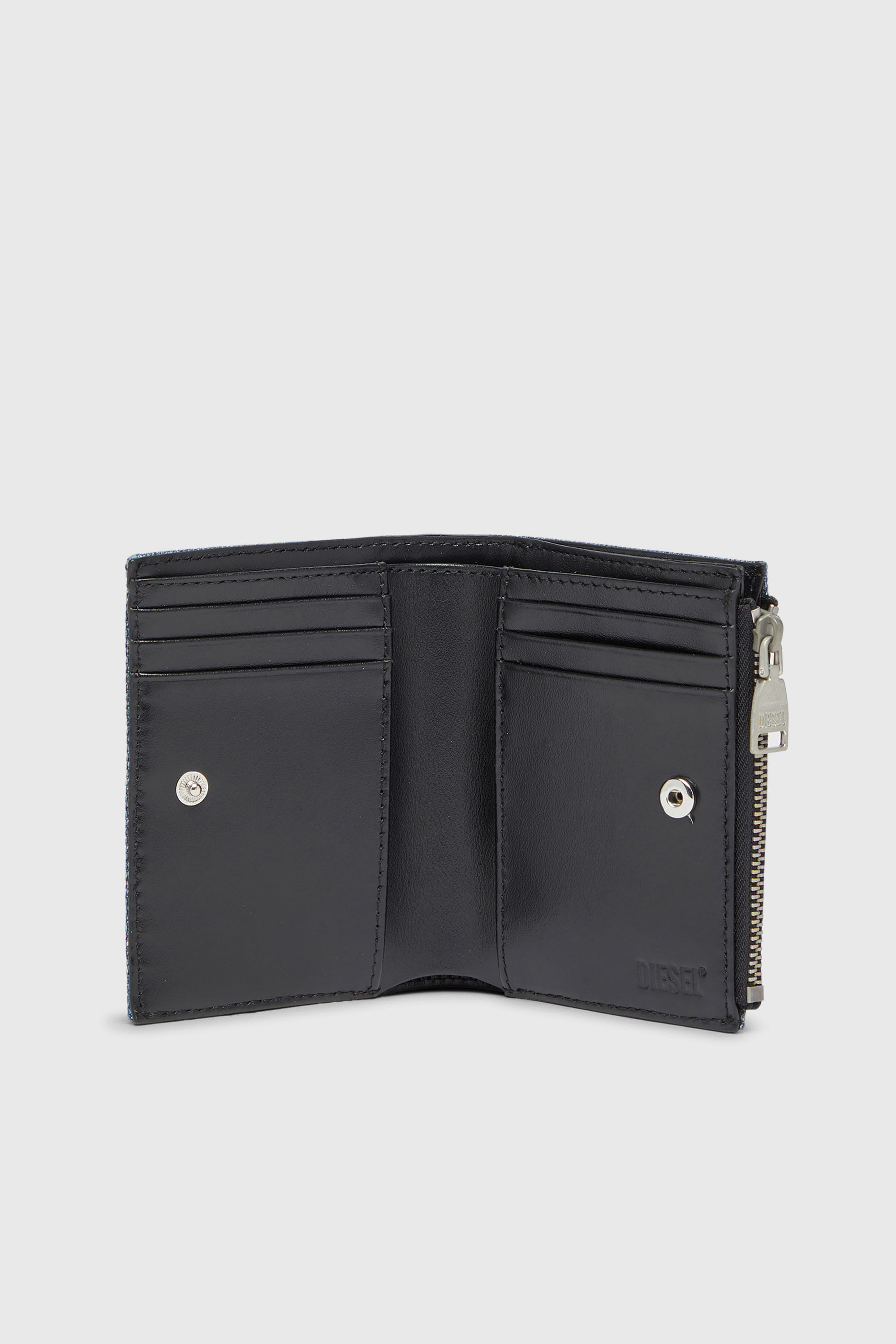 1DR BI-FOLD ZIP II 二つ折りウォレット｜ブルー｜ウィメンズ｜DIESEL