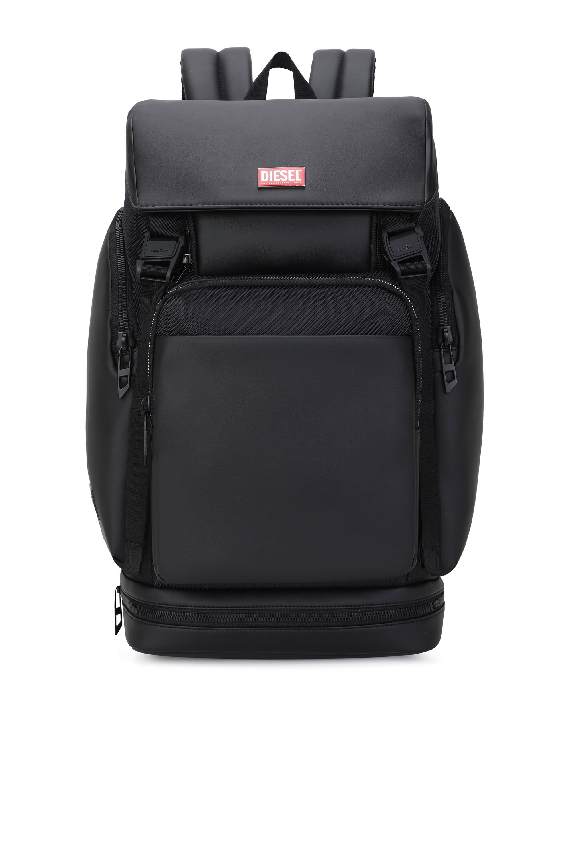 Diesel - DIESEL CARBON FIBER BACKPACK-BLACK  DSB0, Unisex's Functional business backpack in ブラック - 1