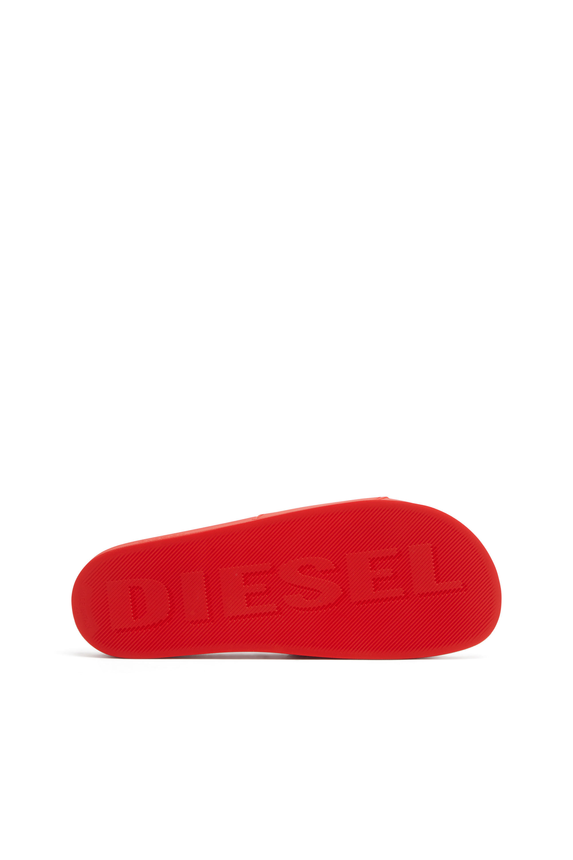 Diesel - SA-SWIM, Male's Sa-Swim-Rubber pool slides with D logo in レッド - 4