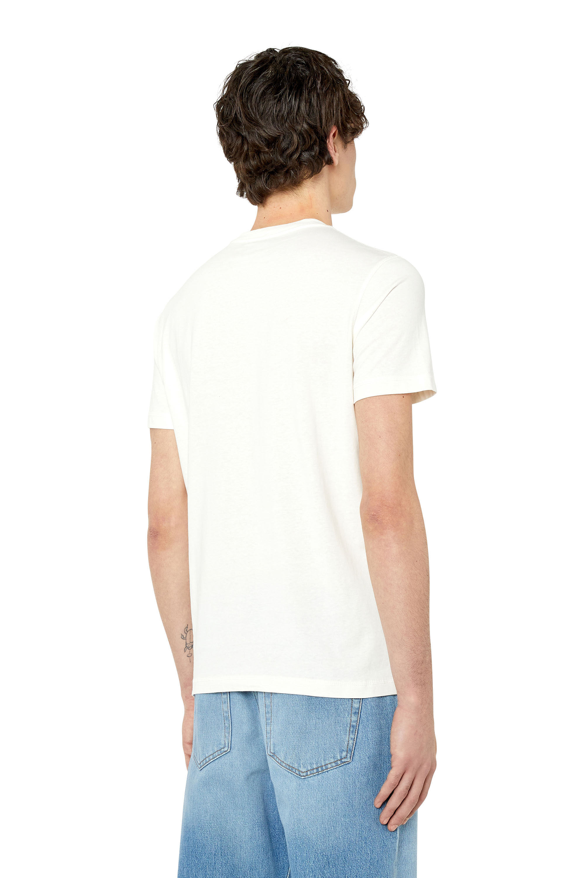 Diesel - T-DIEGOR-G10, Male's Tシャツ グラフィック in ホワイト - 5