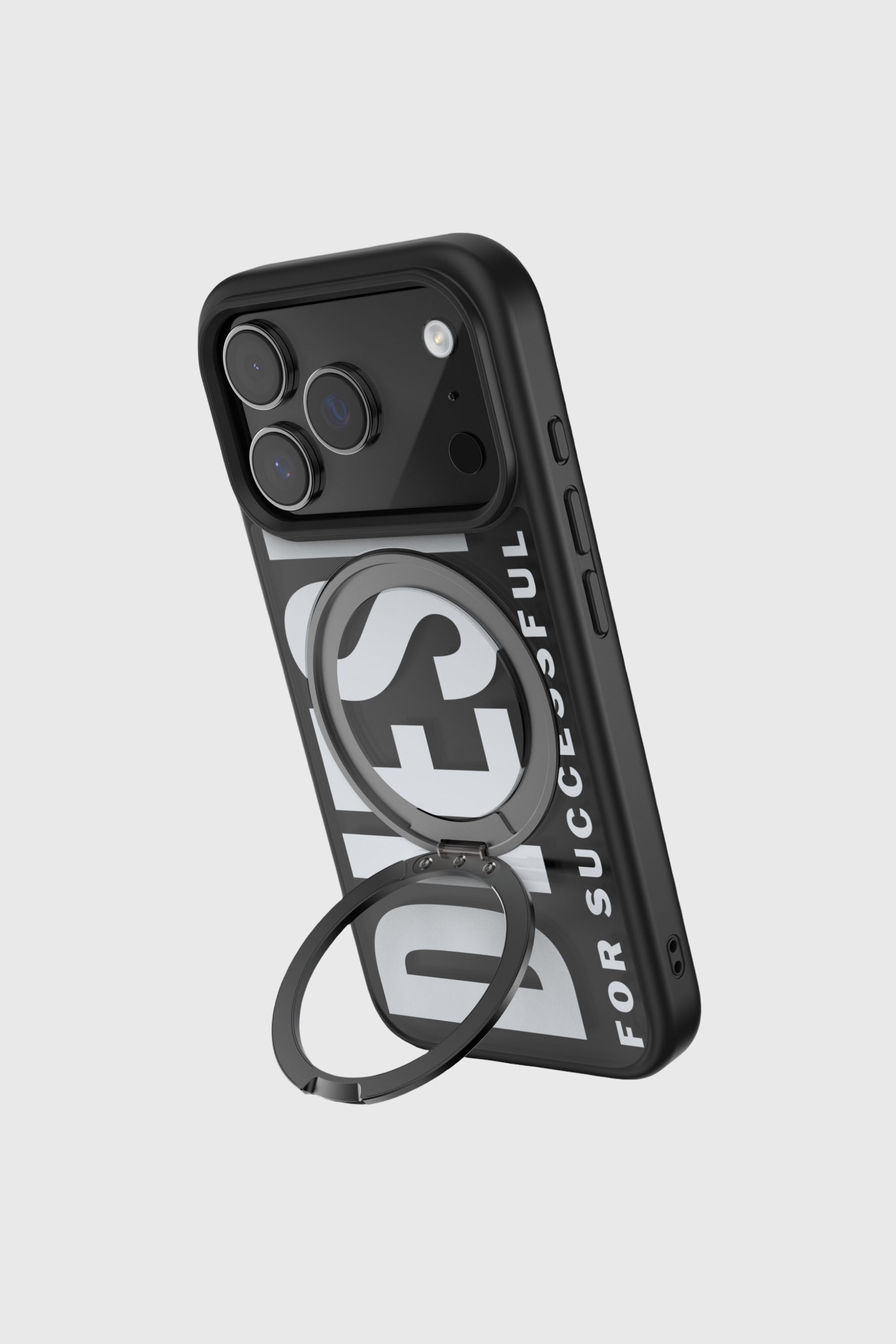 Diesel - 60405 RING STAND CASE RING STAND, Unisex's IPHONE 17 PRO in ブラック - 4