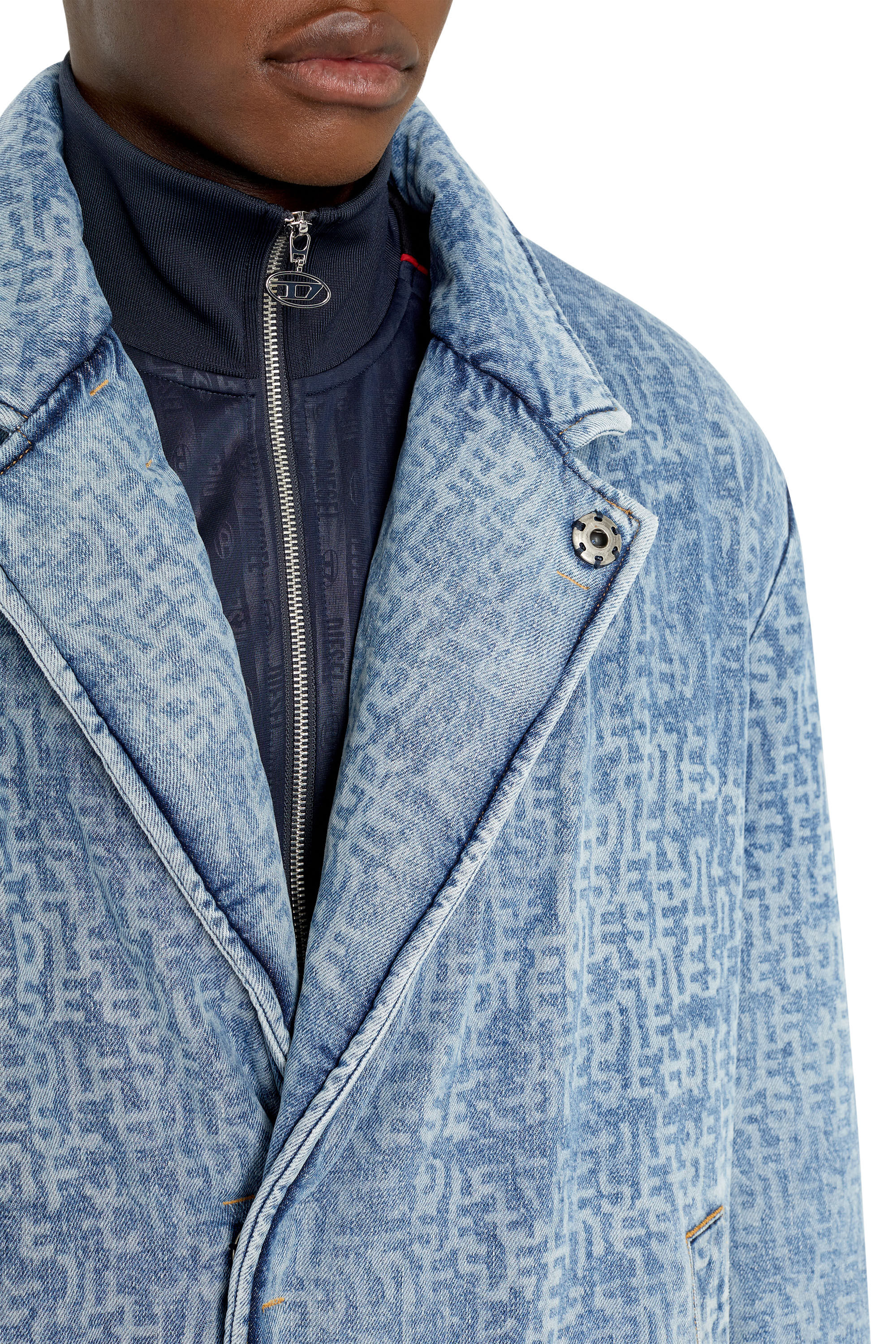 DIESEL】ディーゼル ダウンジャケット（MEN ：L）青緑/エメラルド