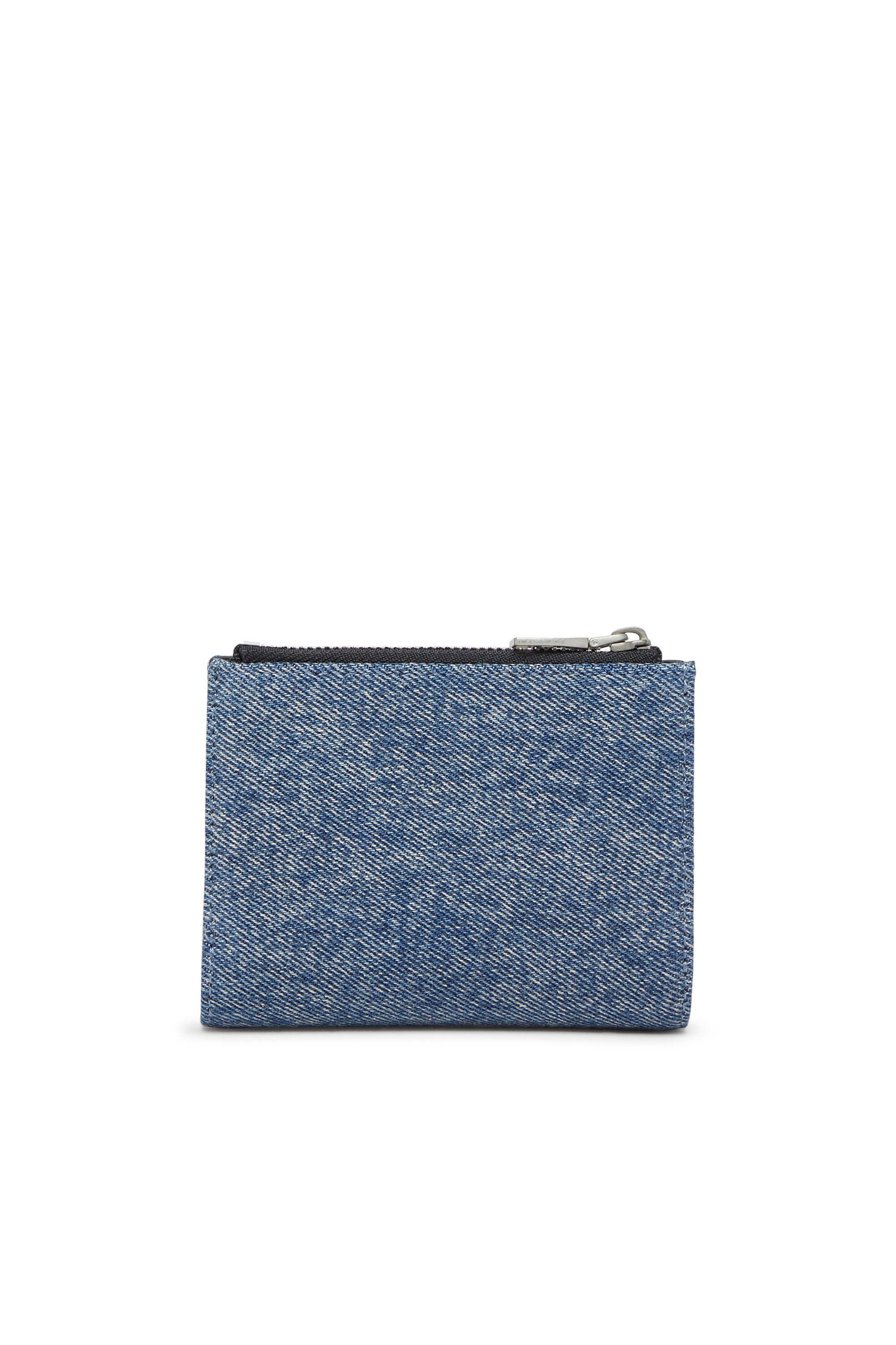 Diesel - 1DR BI-FOLD ZIP II, Female's 二つ折りウォレット in ブルー - 2