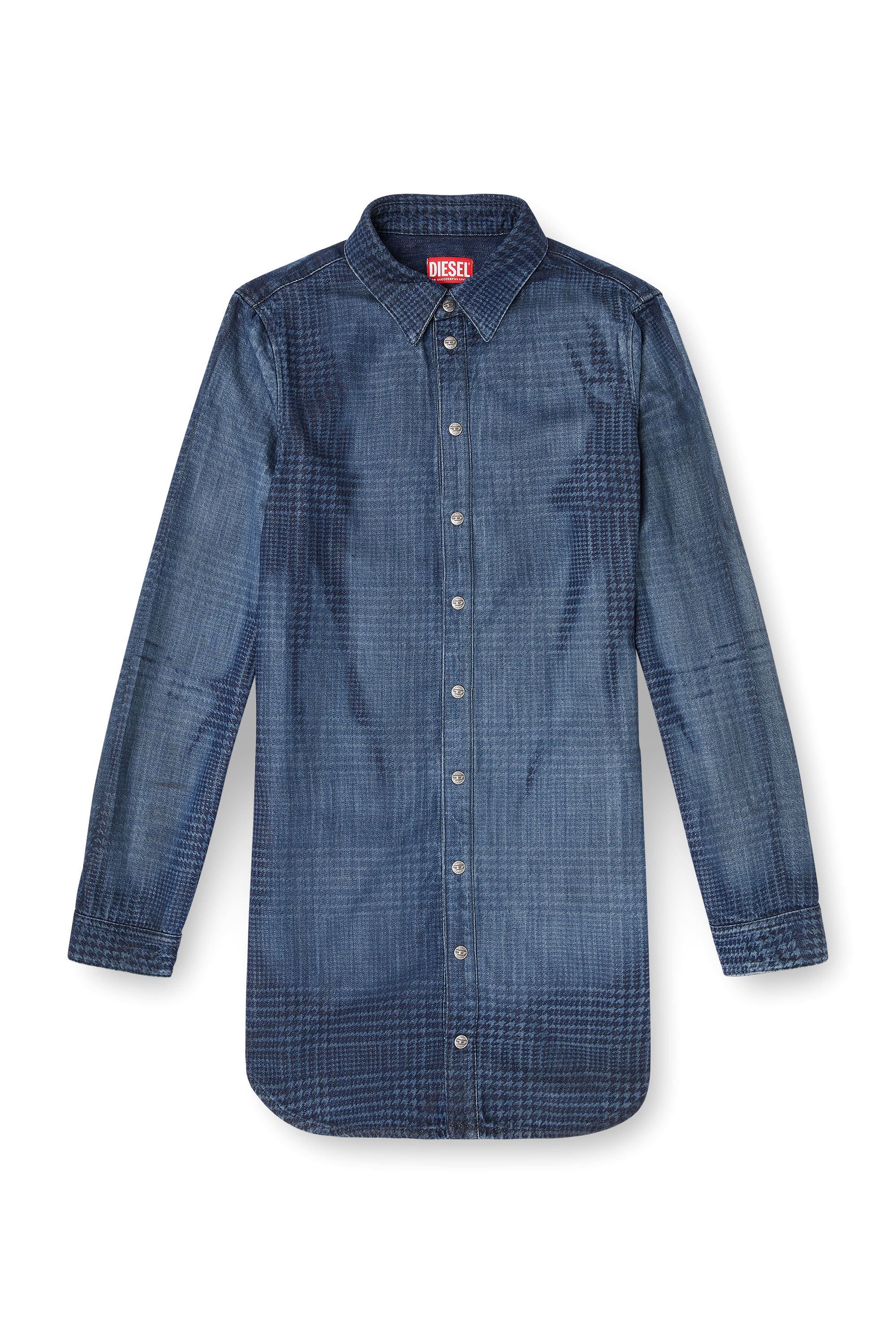 Diesel - DE-EAZY DRESS-S, Female's デニムシャツドレス in ブルー - 2