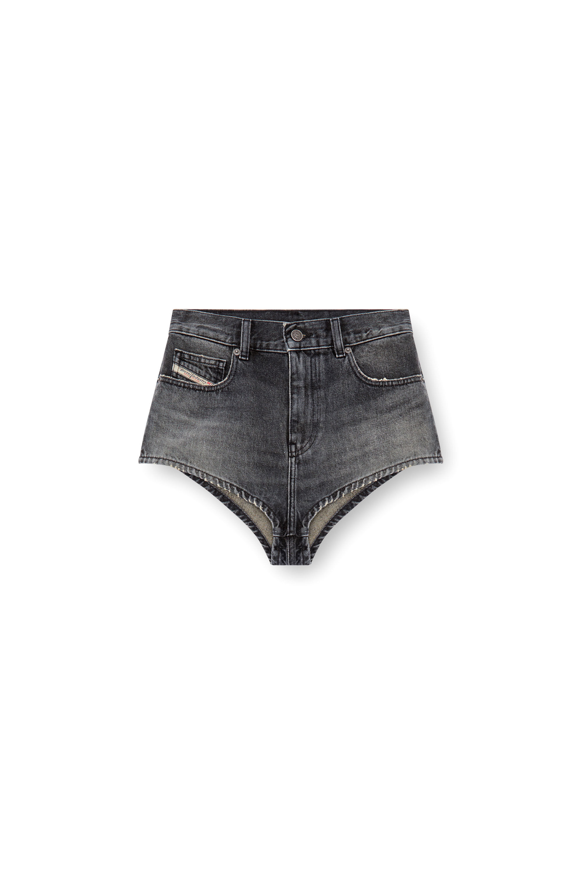Diesel - DE-LUNAR, Female's Hotpants in denim in ブラック - 2