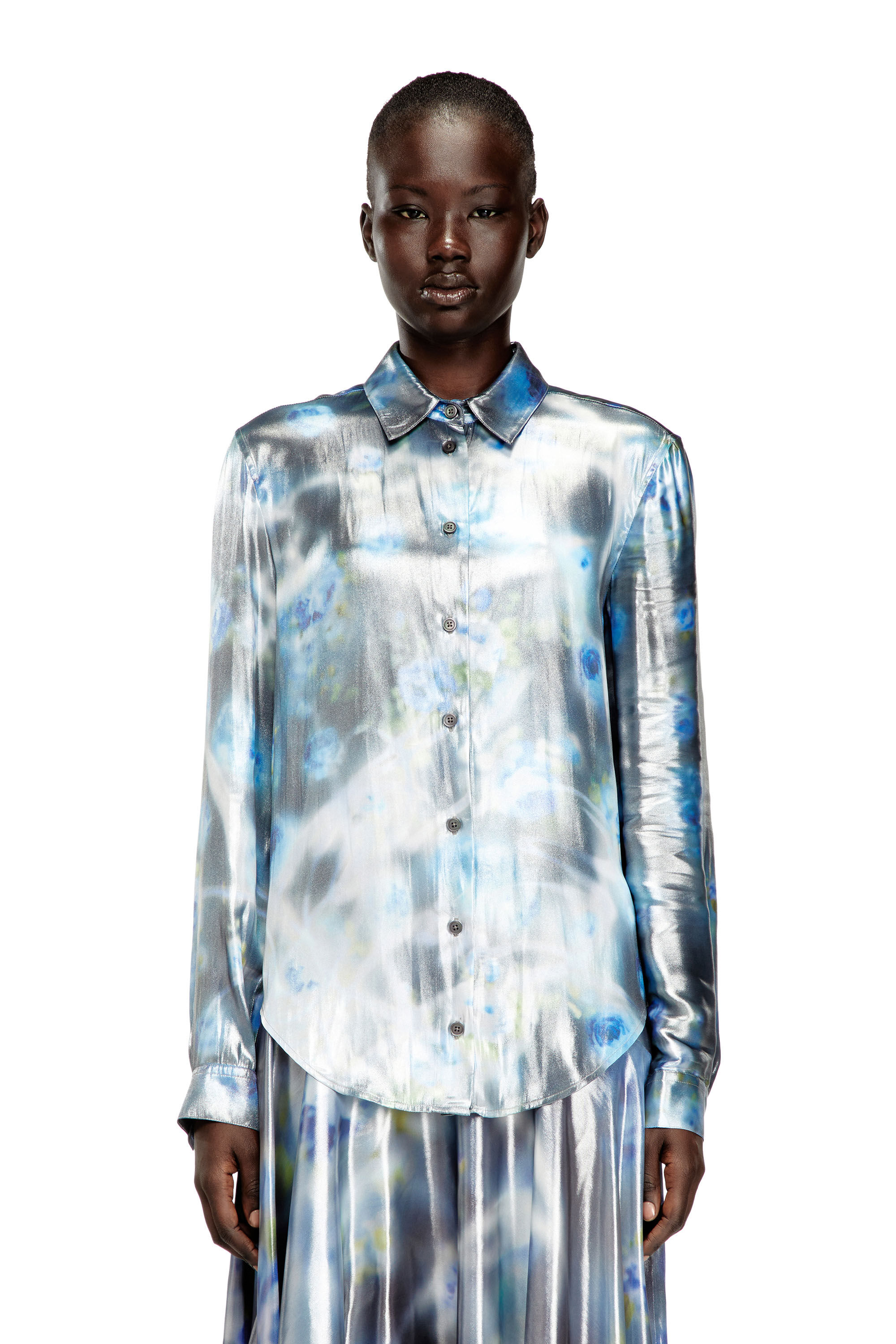 Diesel - C-RONOR-S2, Female's シャツ in ブルー - 3