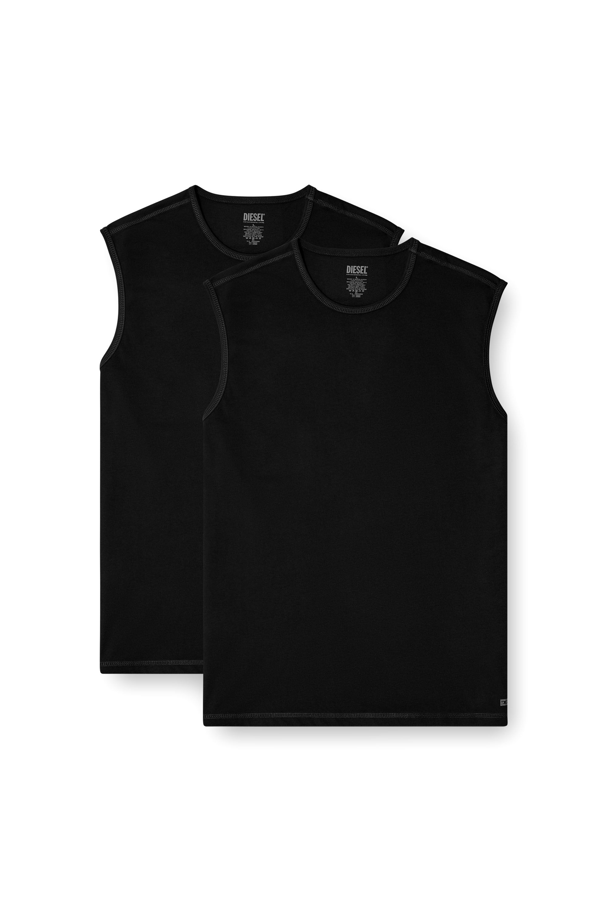 Diesel - TOM-UTLT-2PACK, Male's 2-pack tank top in ブラック - 2