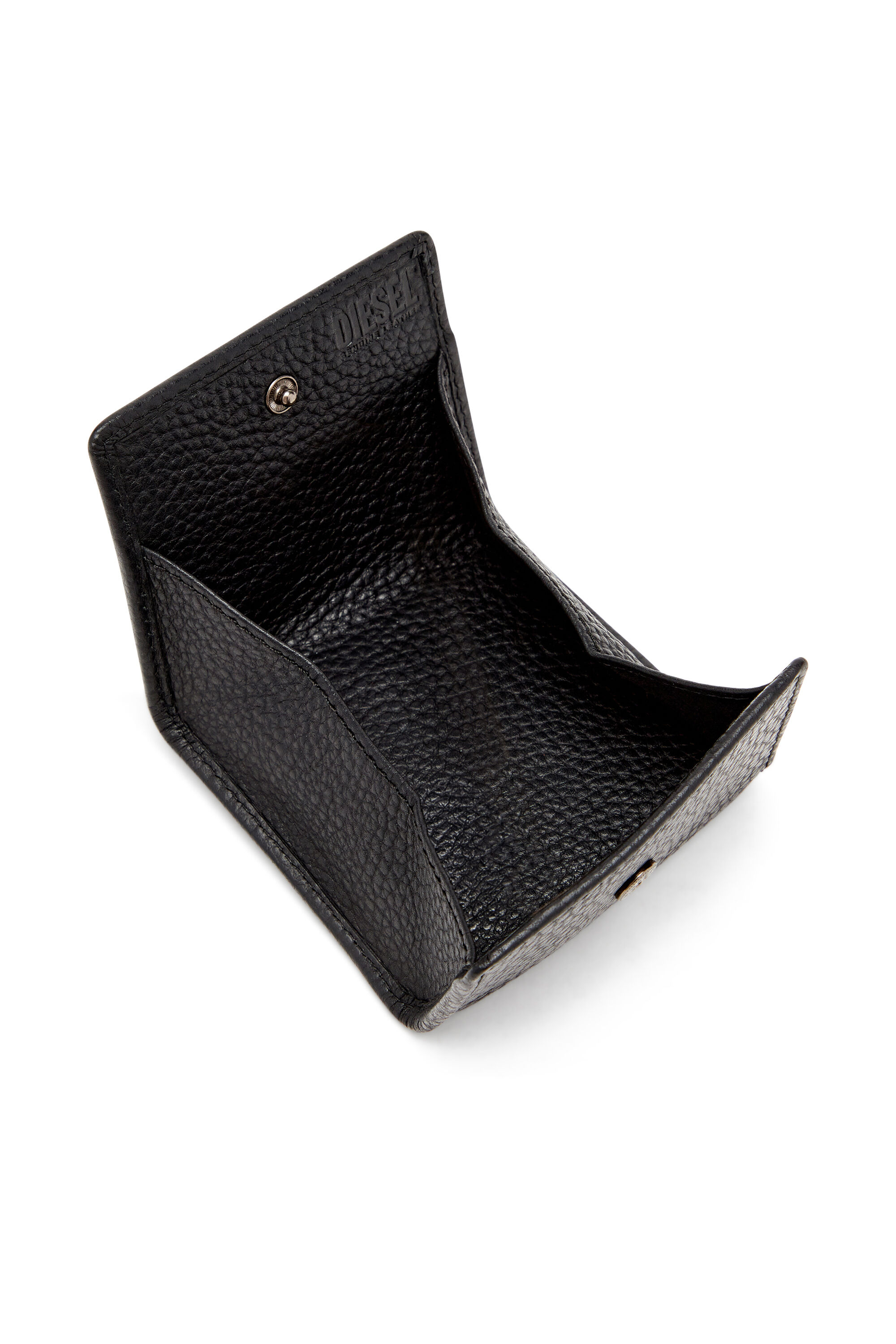 HISSU EVO COIN CASE Coin purse in grainy leather｜ブラック