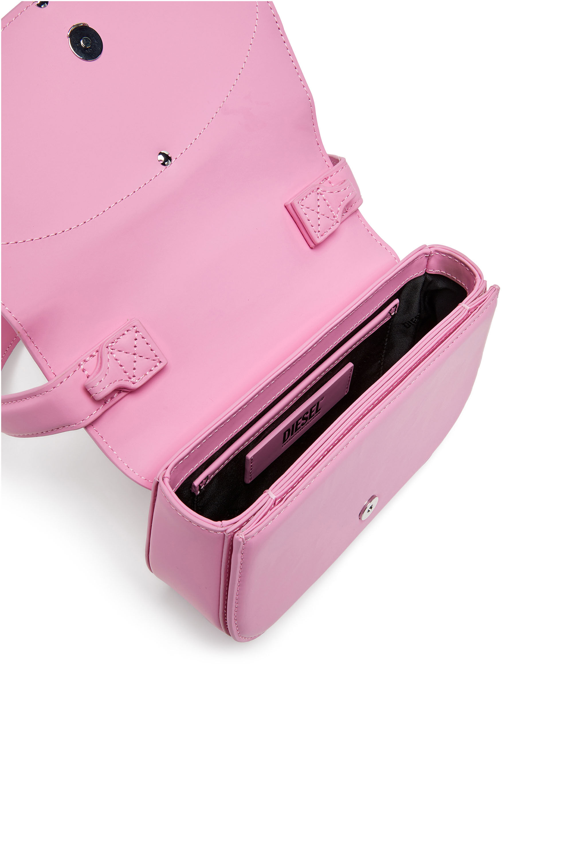 1DR 1DR-Iconic shoulder bag in matte leather｜ピンク｜ウィメンズ 