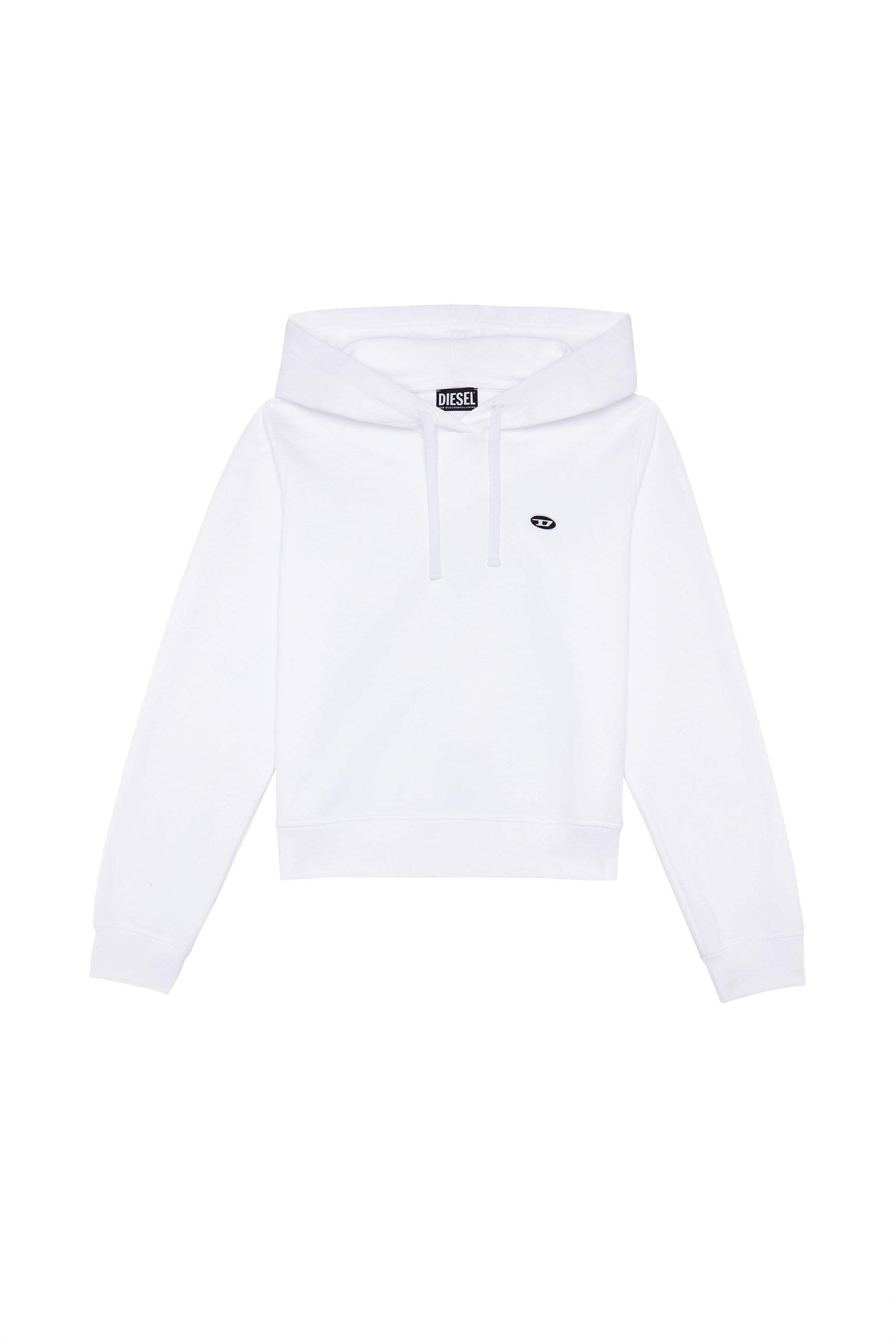 Diesel - F-REGGY-HOOD-DOVAL-PJ, Female's スウェット パーカー ロゴ in ホワイト - 2