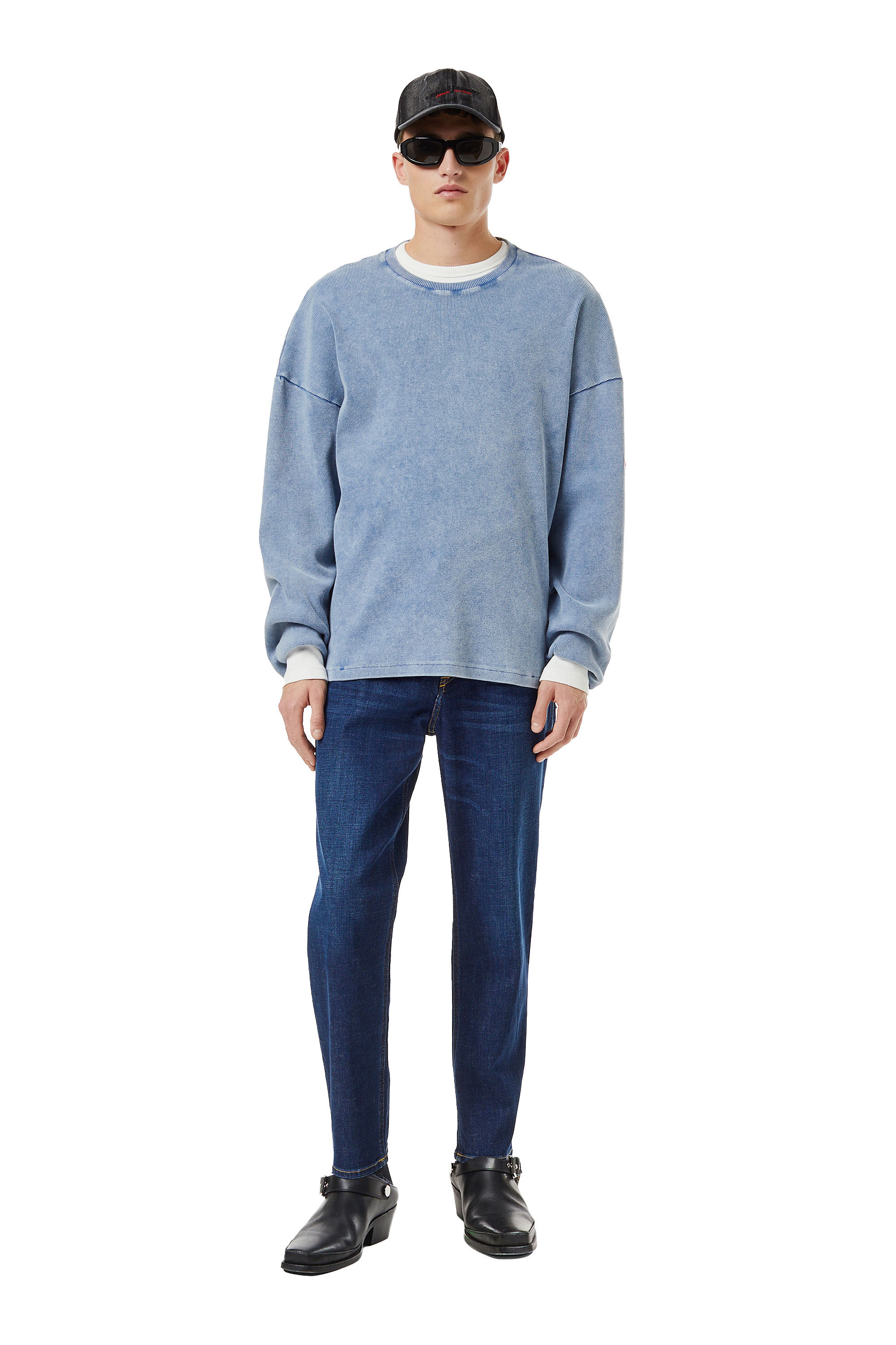 Diesel - Male's Tapered Jeans 2005 D-Fining 09B90, ダークブルー - 1