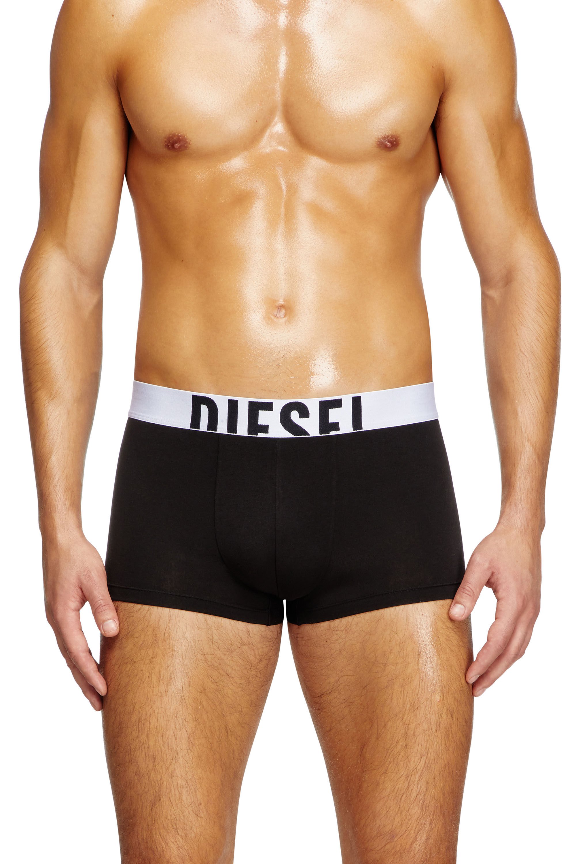 Diesel - DAMIEN-D-POP-3PACK-40, Male's Three-pack boxer briefs in stretch cotton in マルチカラー/ブロック - 3
