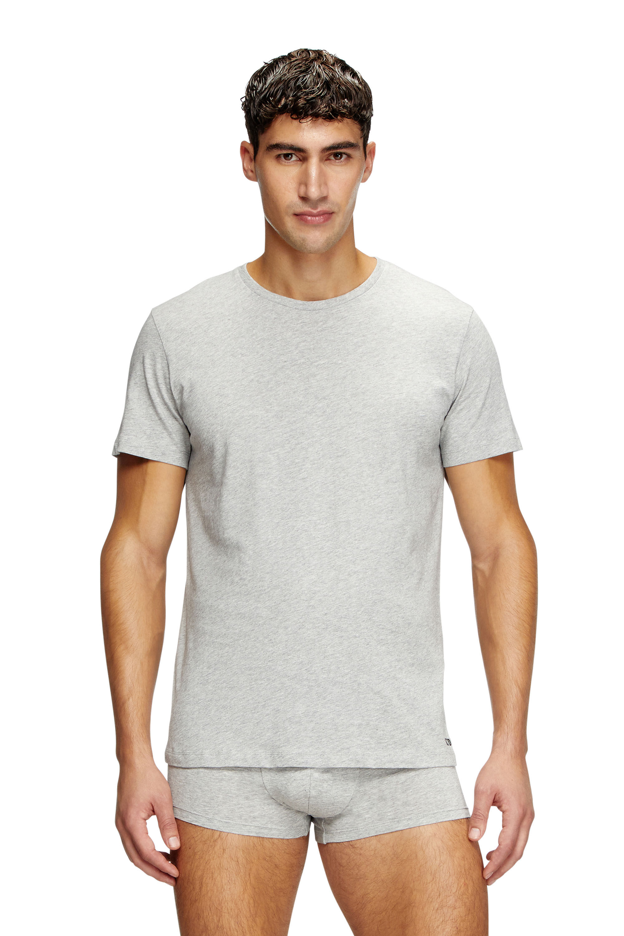 Diesel - RANDAL-D-BOX-3PACK, Male's Three-pack of T-shirts in グレー/ブラック - 3