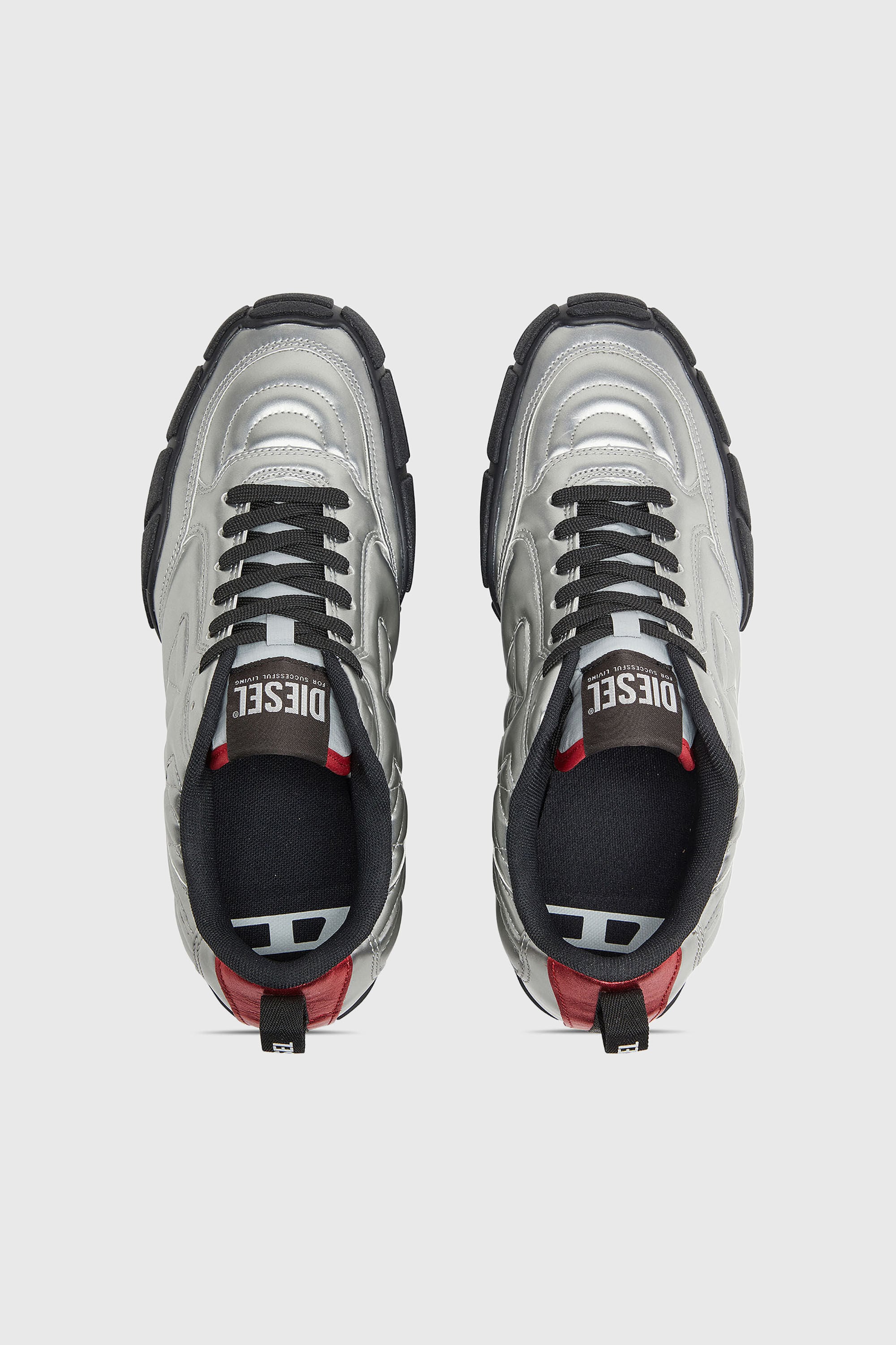 Diesel - S-PAGODHA LOW W, Female's ローカットスニーカー in シルバー/ブラック - 5