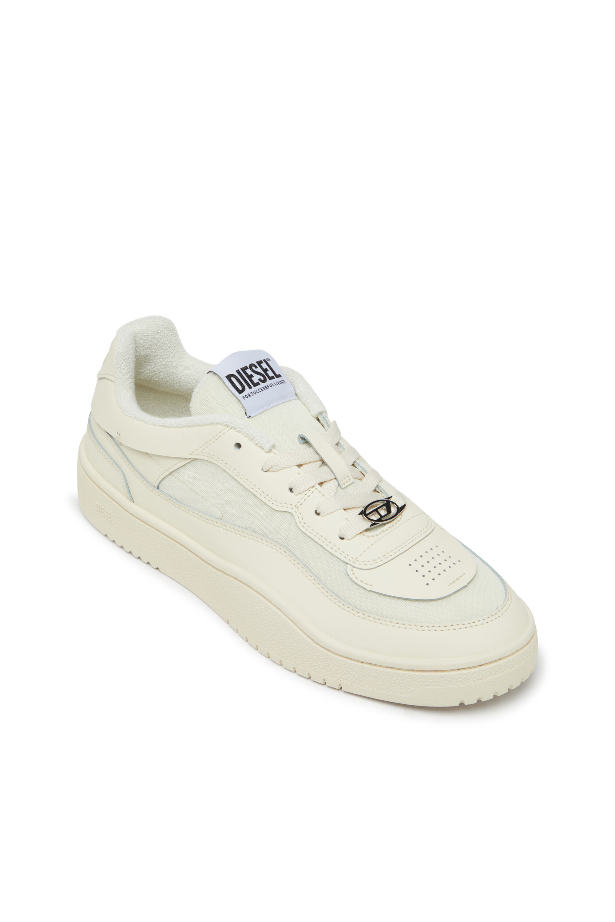 S-OVAL SKATE LOW ローカットスニーカー｜ベージュ｜メンズ｜DIESEL