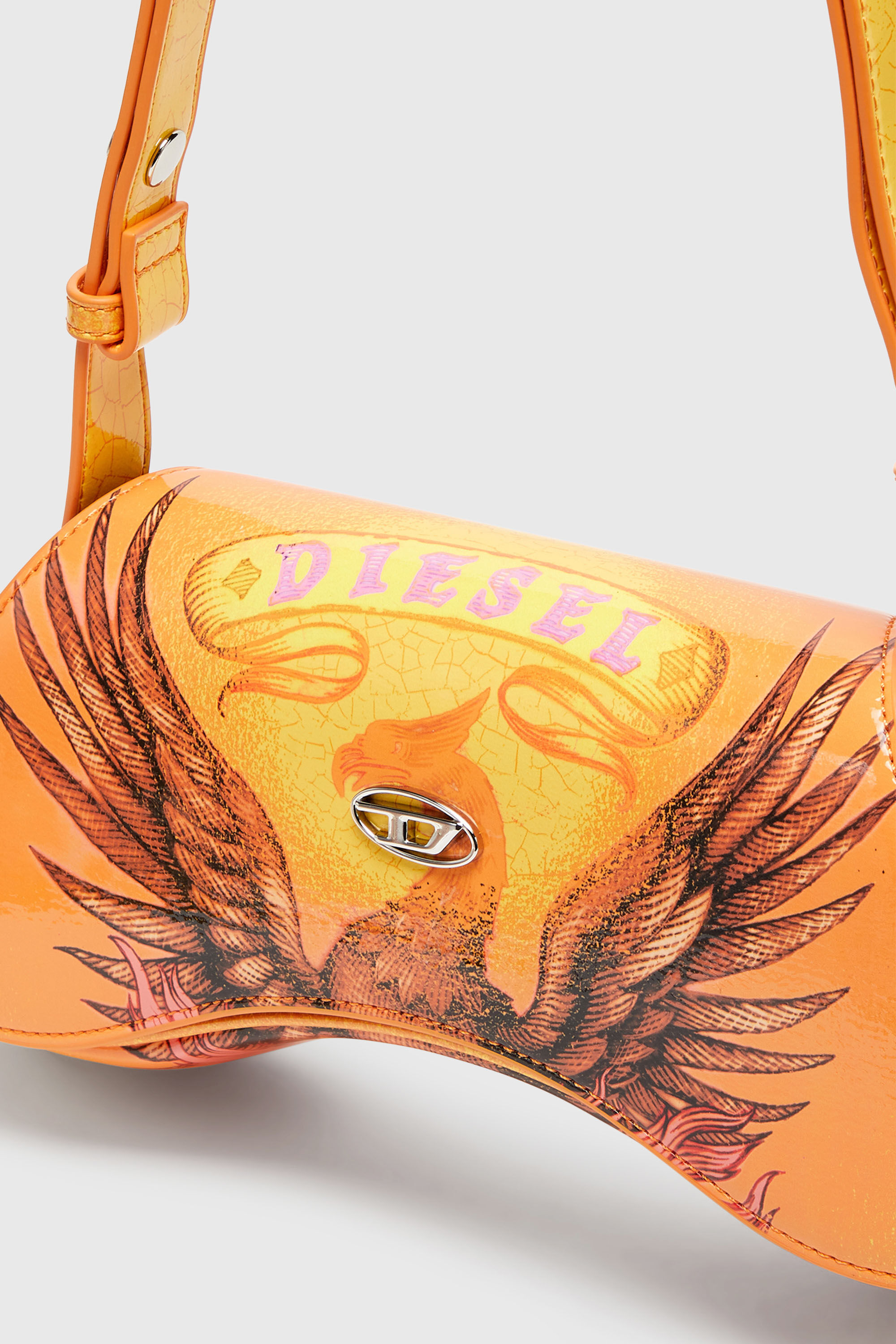 Diesel - PLAY CROSSBODY, Female's クロスボディバッグ in オレンジ - 6