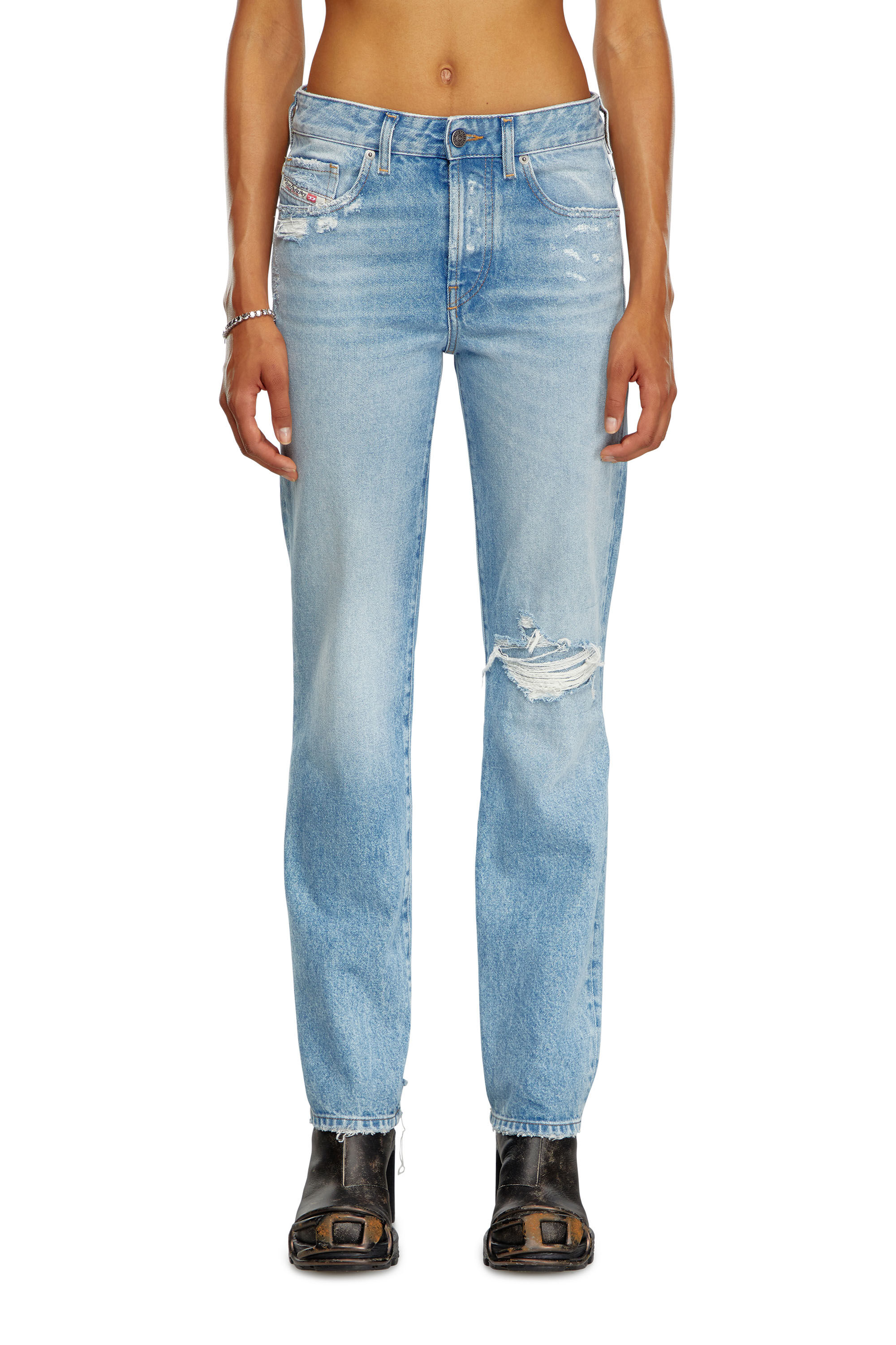 Diesel - Female's Regular Jeans 1989 D-Mine 09J80, ライトブルー - 3