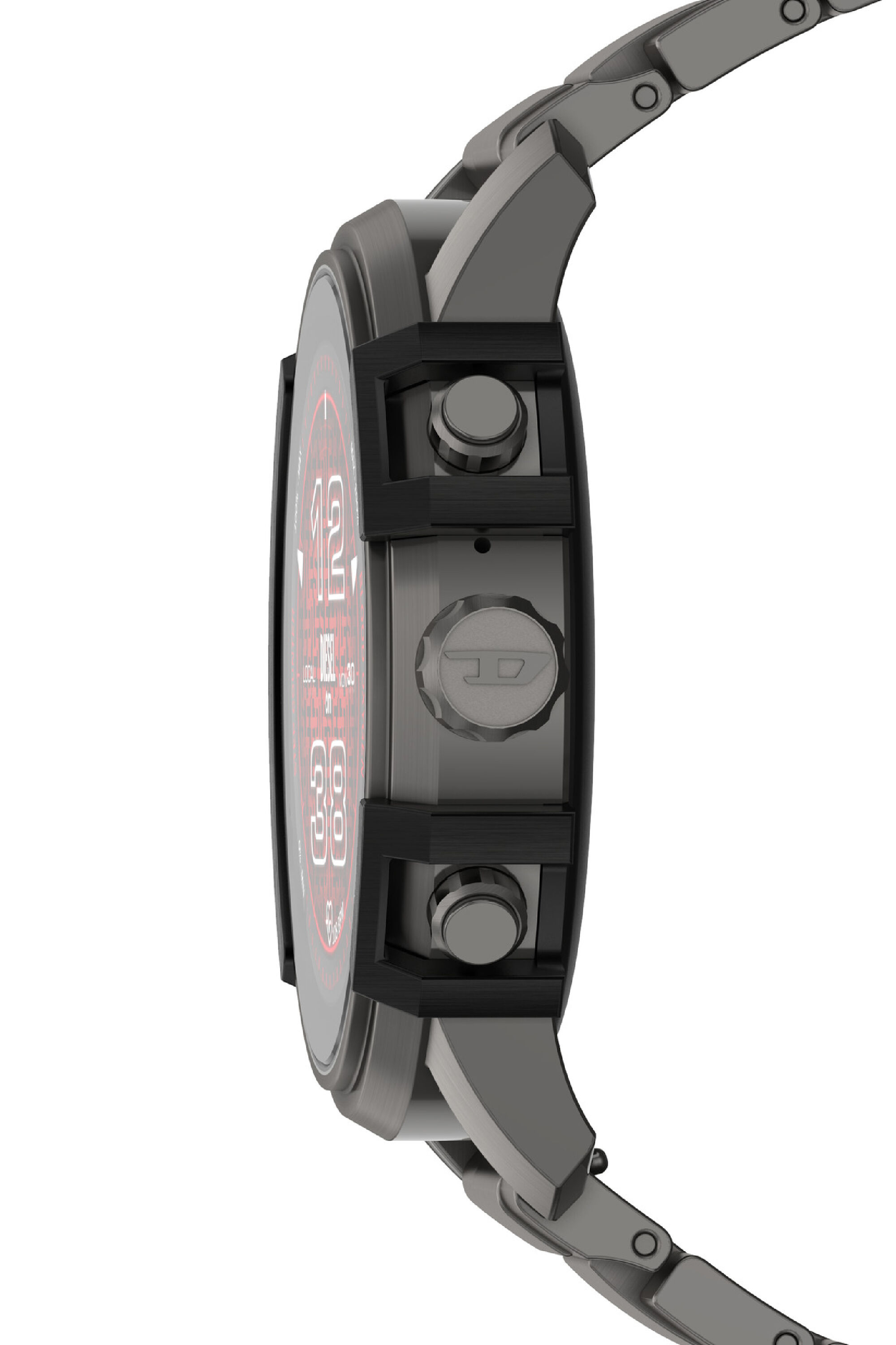 Diesel - DZT2042, Male's スマートウォッチ in ダークグレー - 3