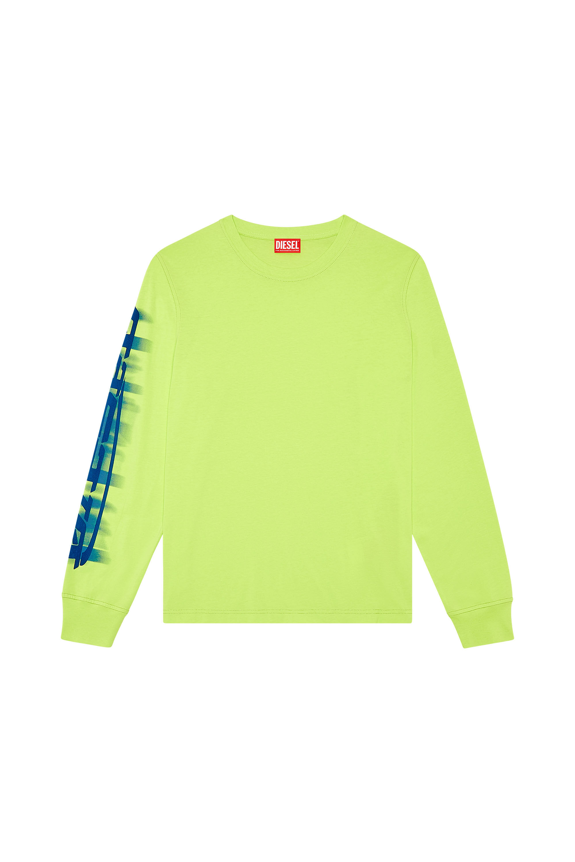 T-JUST-LS-SLITS-N2 Tシャツ 長袖｜グリーン｜メンズ｜DIESEL