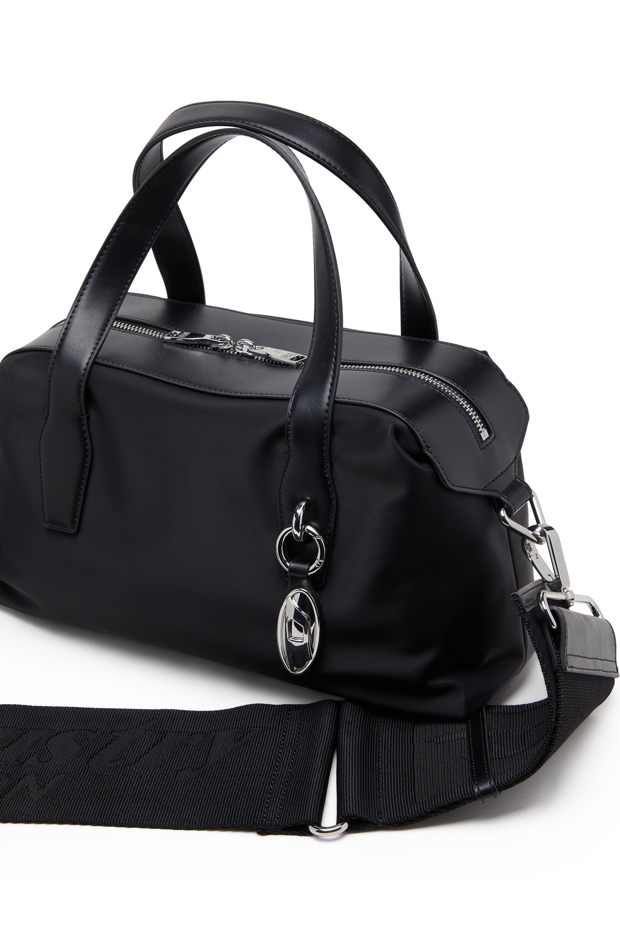 Diesel - FLAG-D TOPHANDLE X, Unisex's ハンドバッグ in ブラック - 8