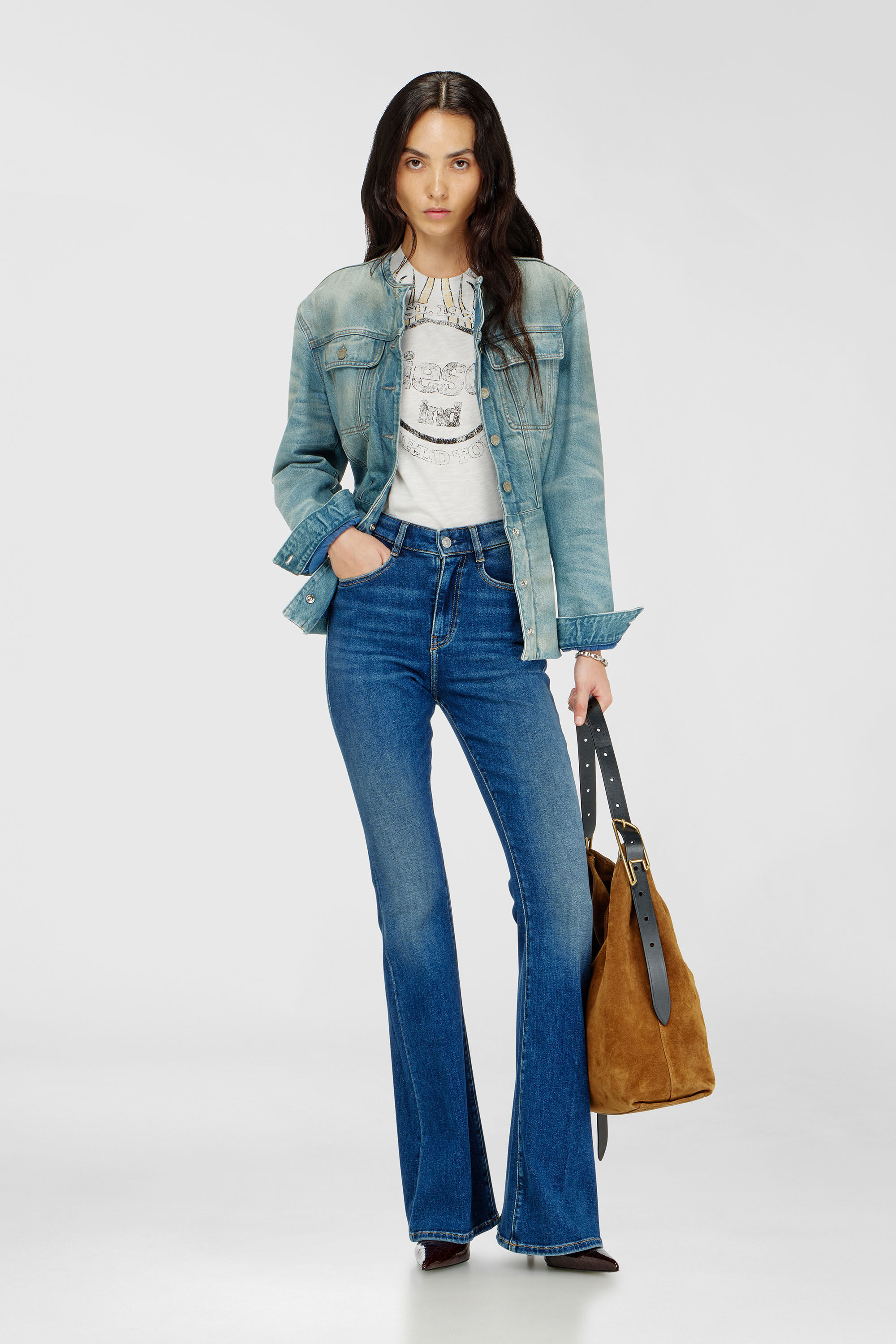 Diesel - T-REG-B1, Female's Tシャツ in ホワイト - 1