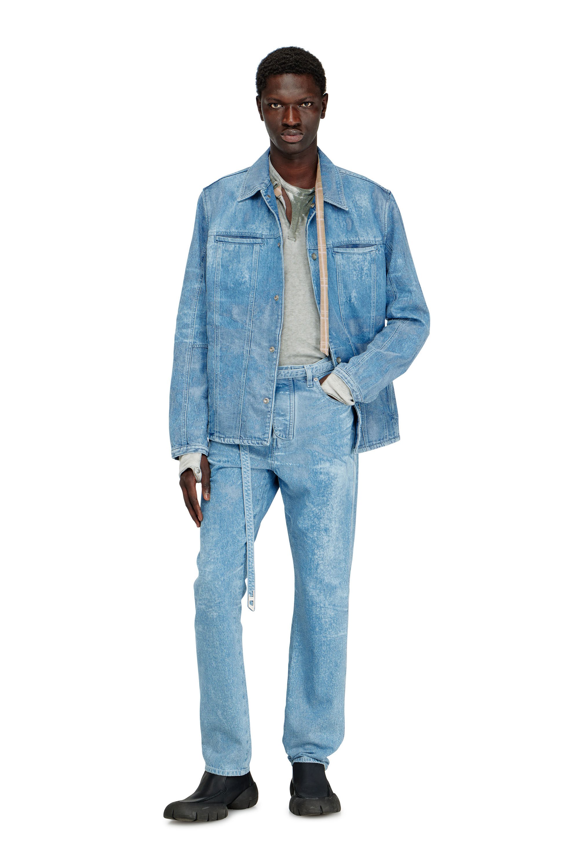 Diesel - Male's Slim Jeans D-JUREN 09P23, ライトブルー - 1