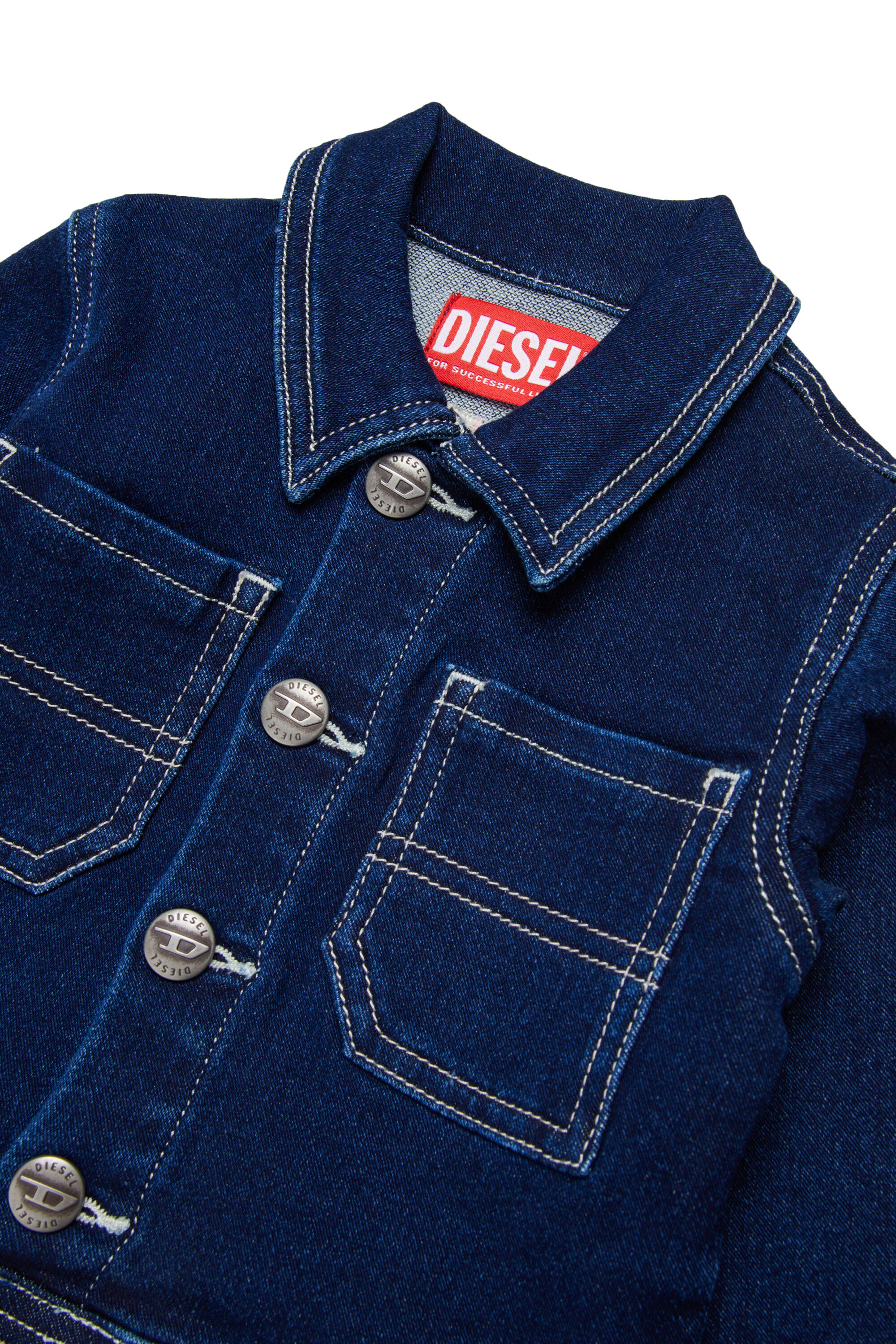 Diesel - JOMYB JJJ, Unisex's ジョグ ジャケット in ダークブルー - 3