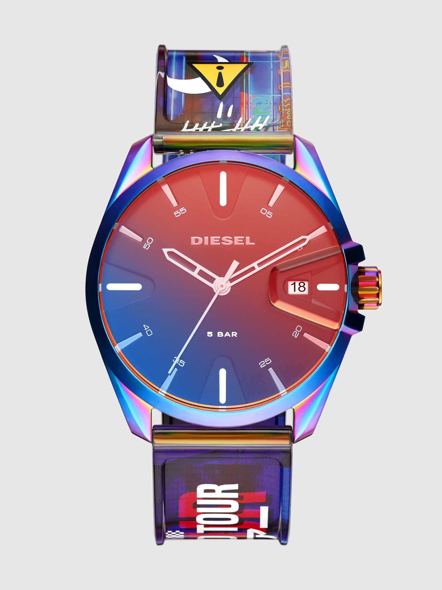Diesel - DZ1942, Unisex's MS9 three-hand watch Mad Dog Jones in マルチカラー - 1