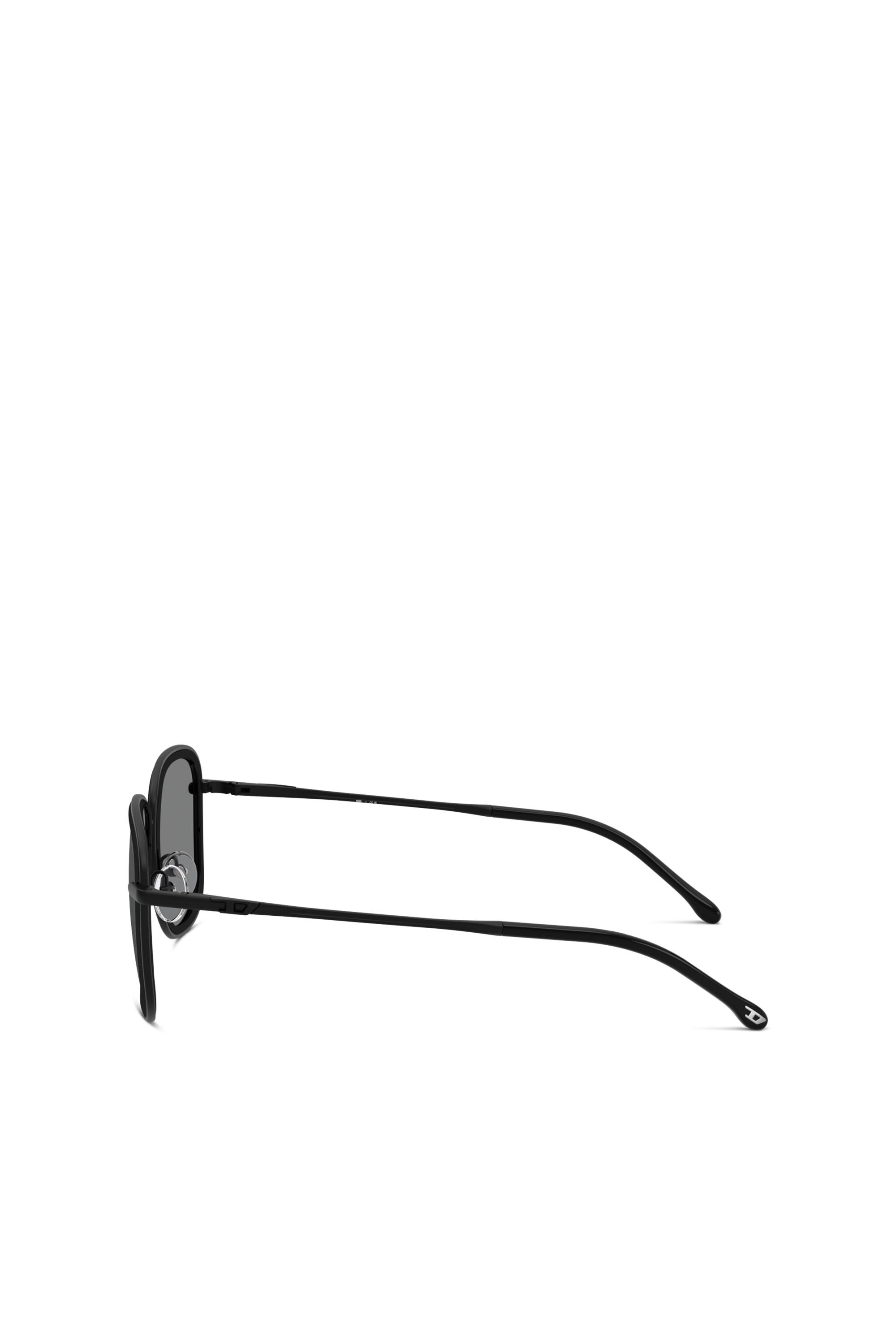 Diesel - 0DL1017, Unisex's Square sunglasses in ブラック - 2