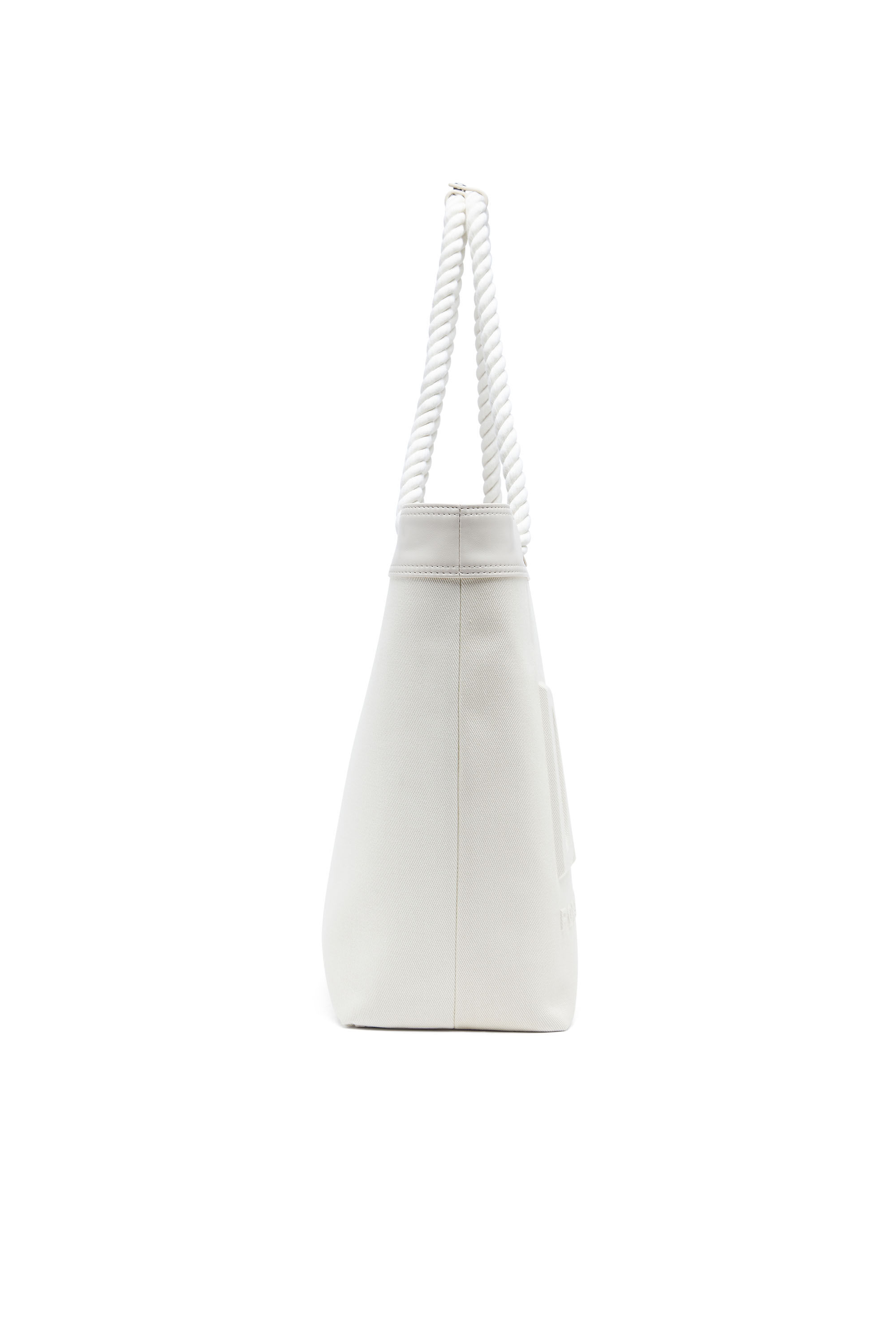 Diesel - DSL 3D SHOPPER EW, Female's Dsl 3D-Shopping bag in Cordura twill in ホワイト - 3