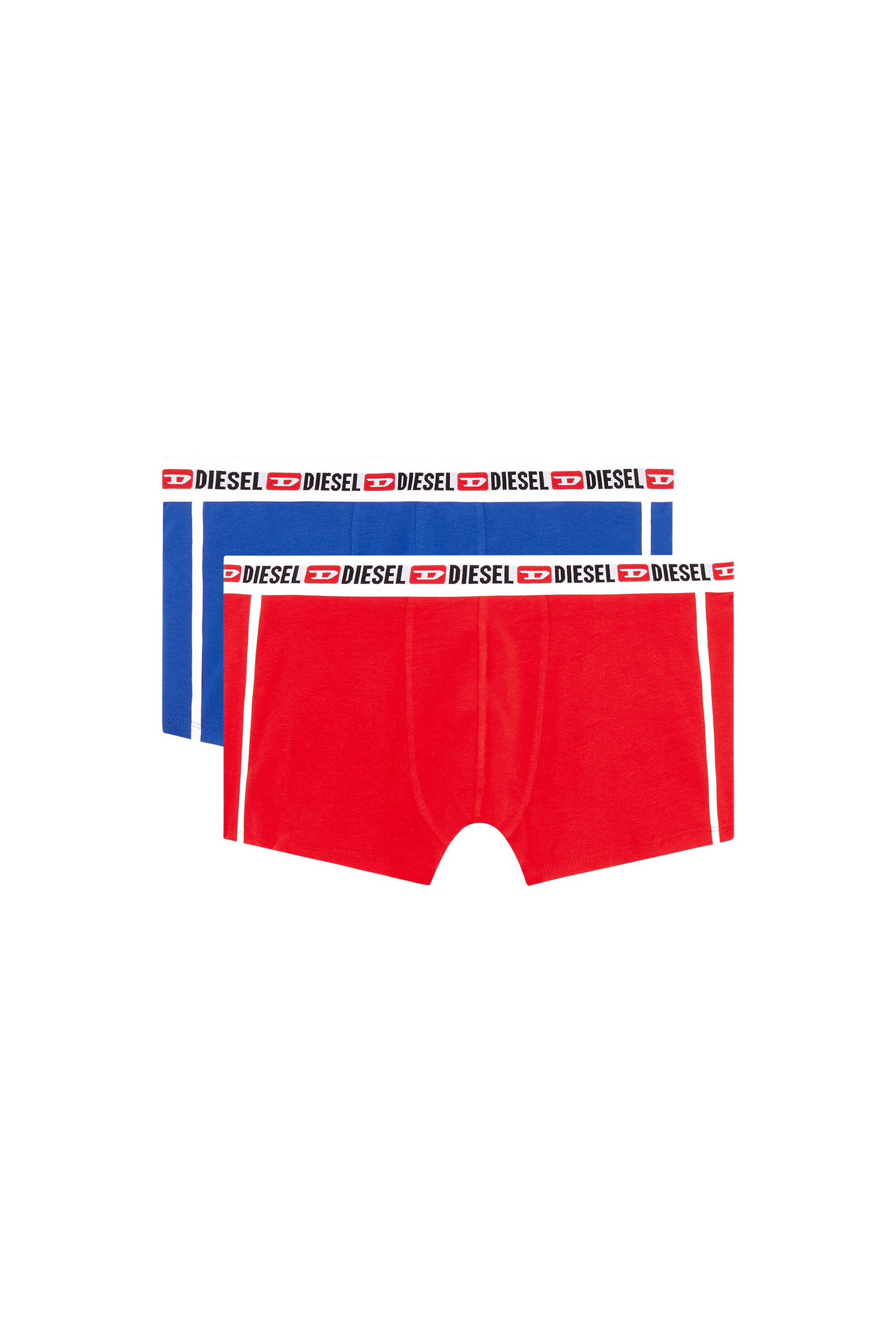 Diesel - UMBX-SHAWNTWOPACK BOXERS, ブルー/レッド - Image 4