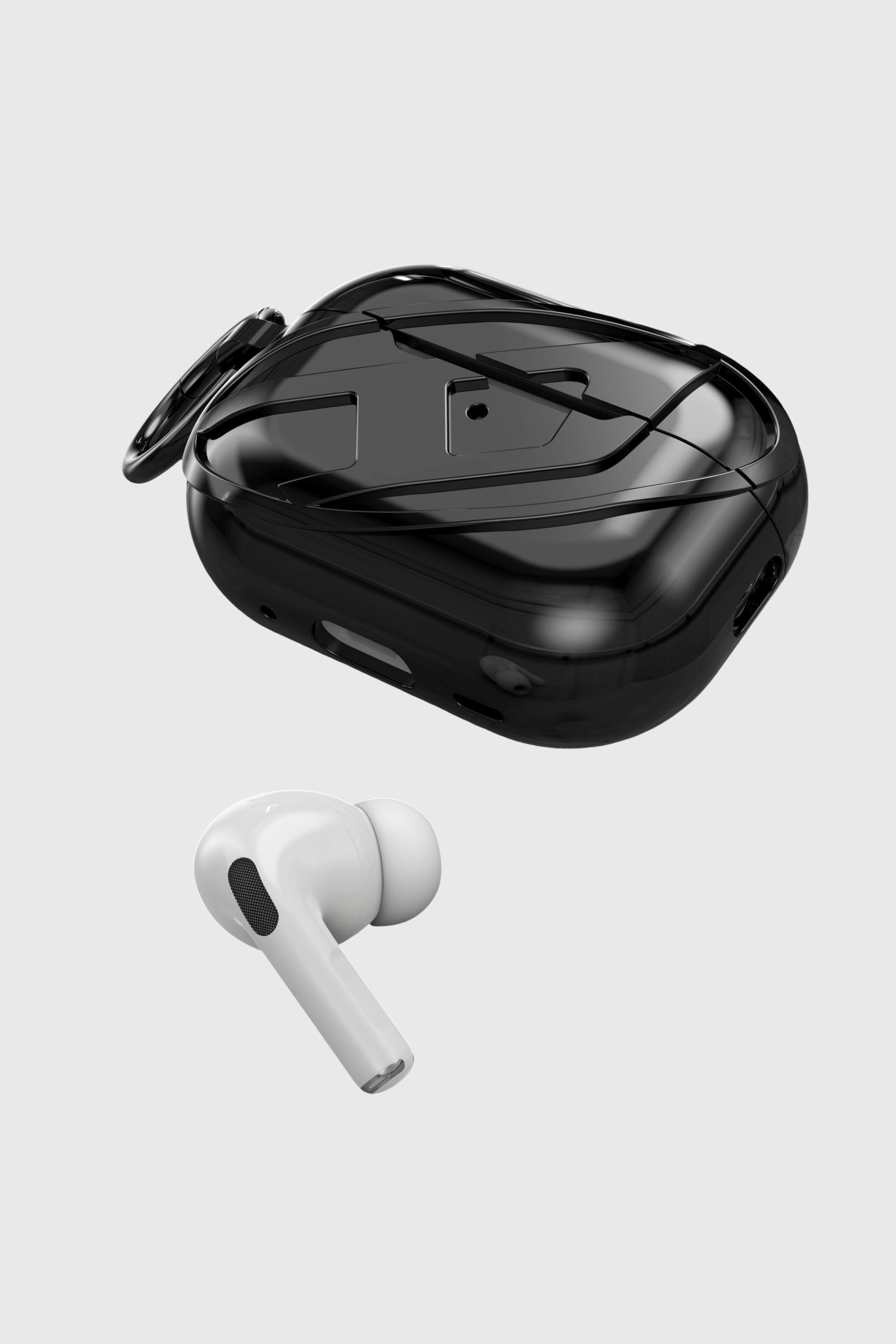 Diesel - 60275 MOULDED CASE, Unisex's Airpods Case Airpods Pro / Pro 2 in ブラック - 4