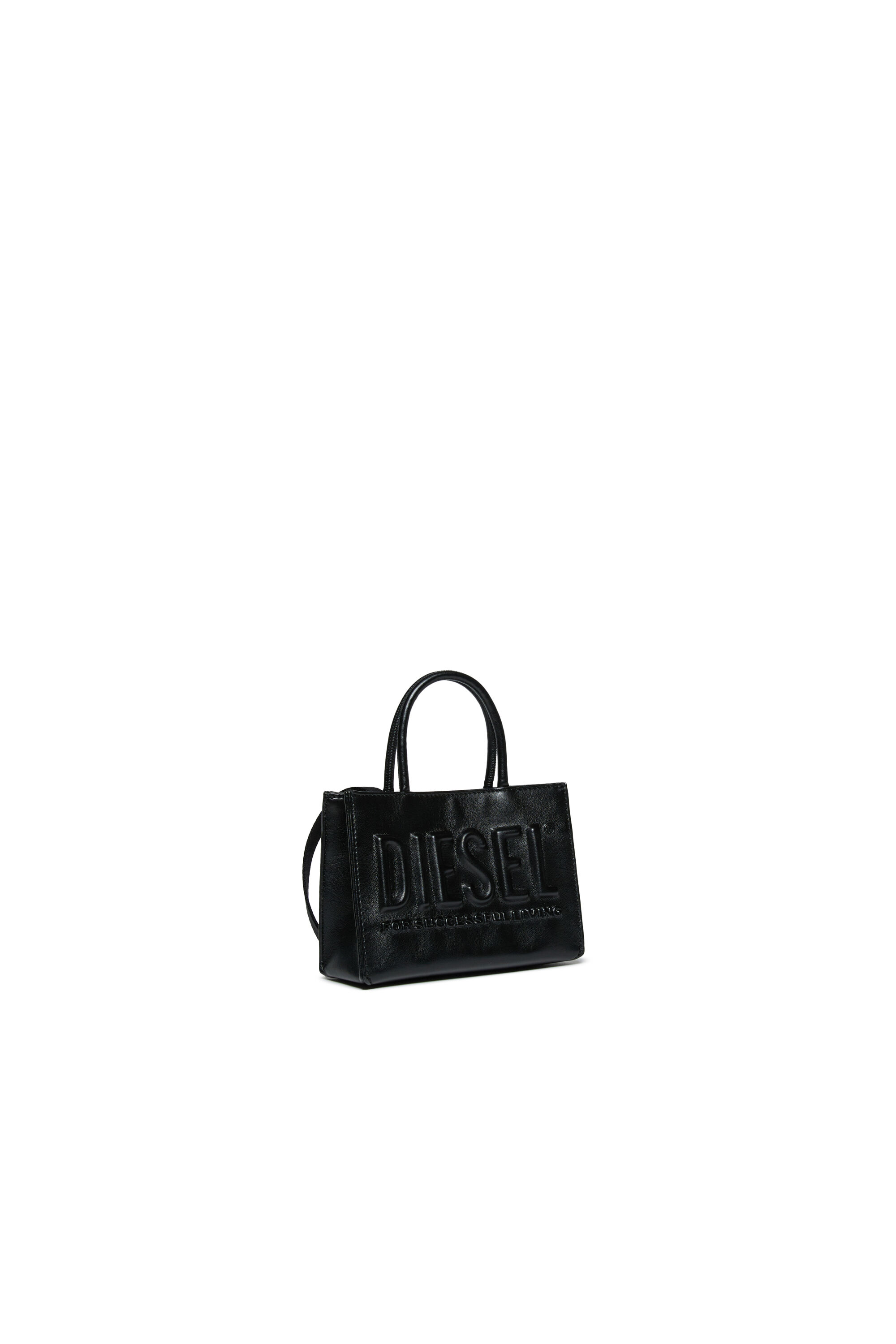 DSL 3D MINI BAG ショッパーバッグ｜ブラック｜ガールズ｜DIESEL