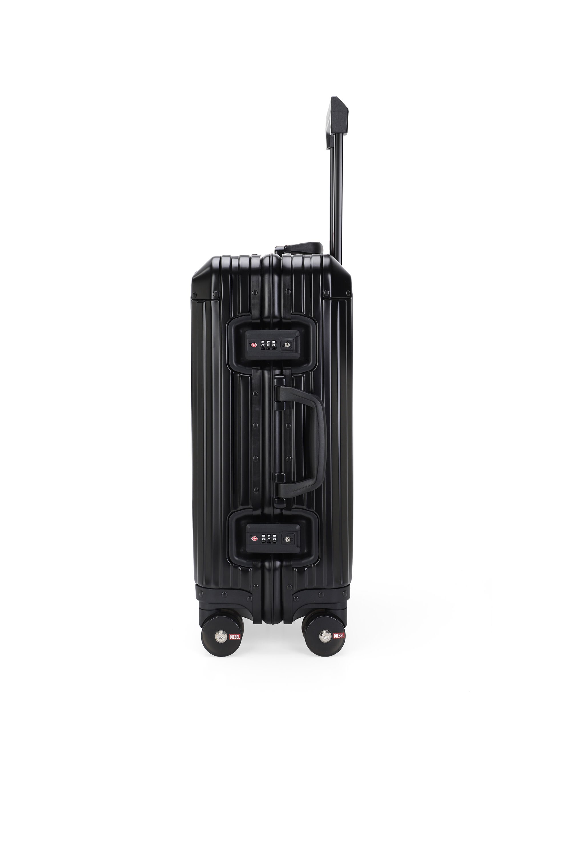 Diesel - DIESEL ALUMINUM TROLLEY- DSL002, Unisex's Aluminum suitcase size S in ブラック - 3