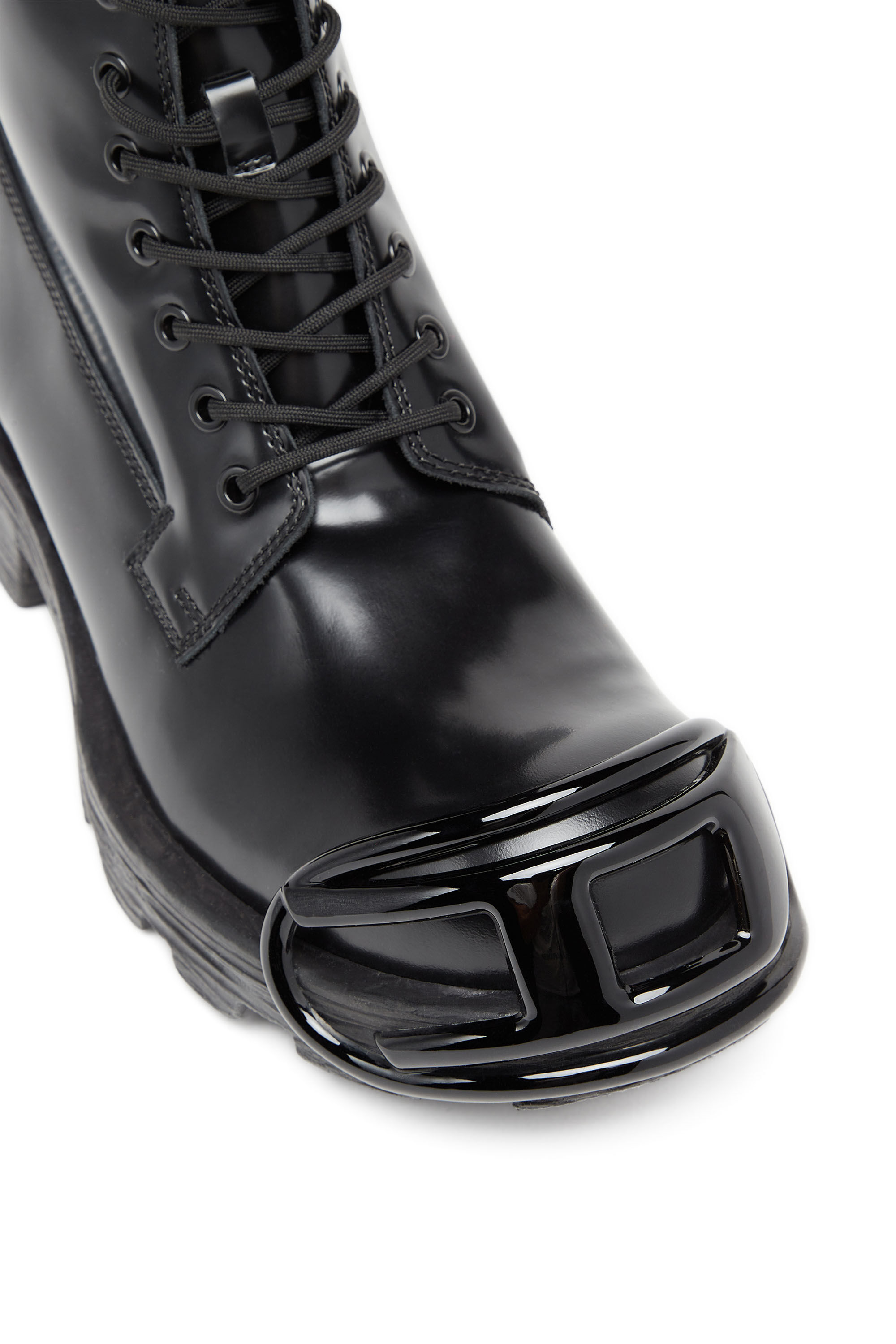 Diesel - D-HAMMER BT D, Male's カウレザーワークブーツ in ブラック - 6