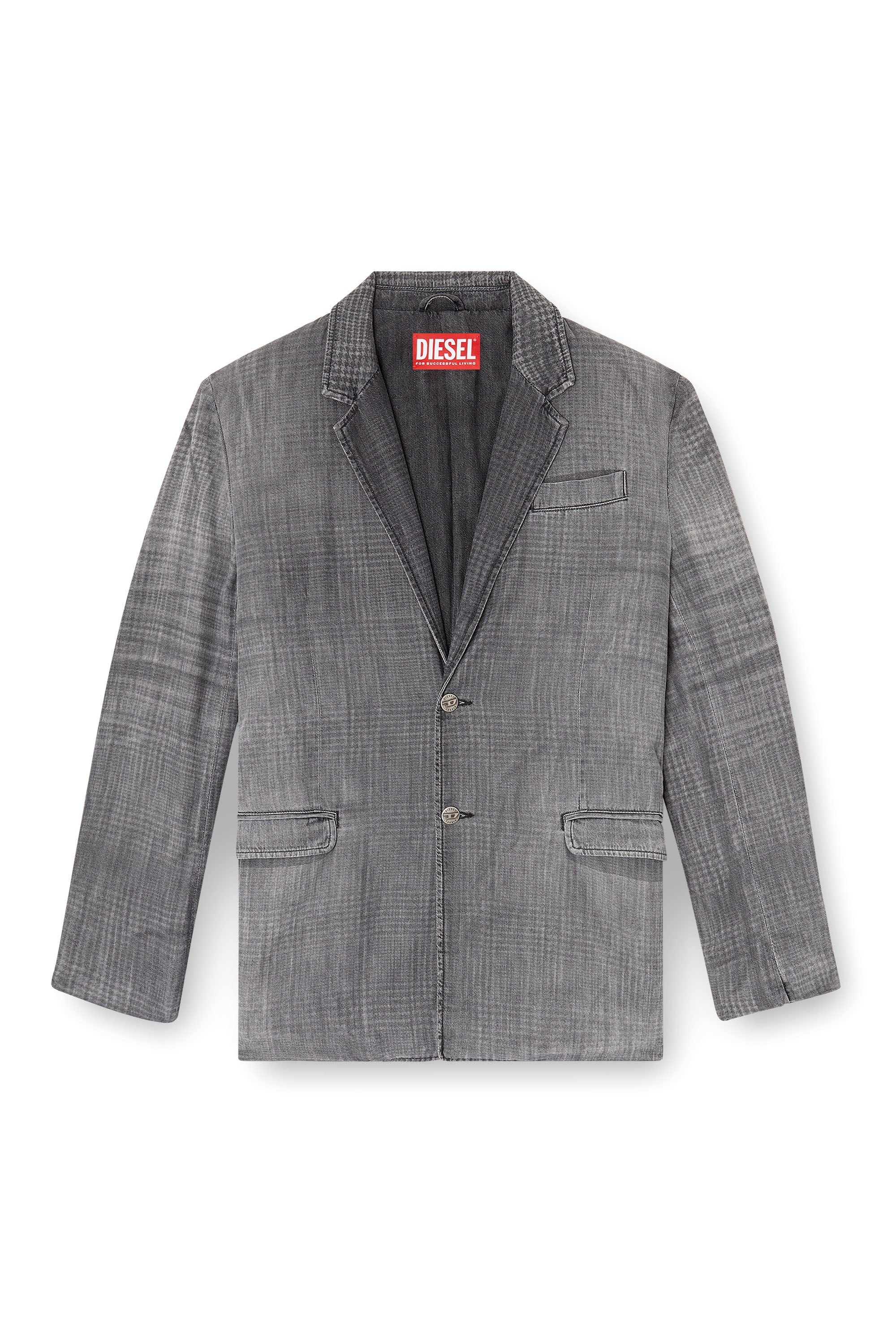 Diesel - D-REGER-S1, Unisex's デニムジャケット in グレー - 2