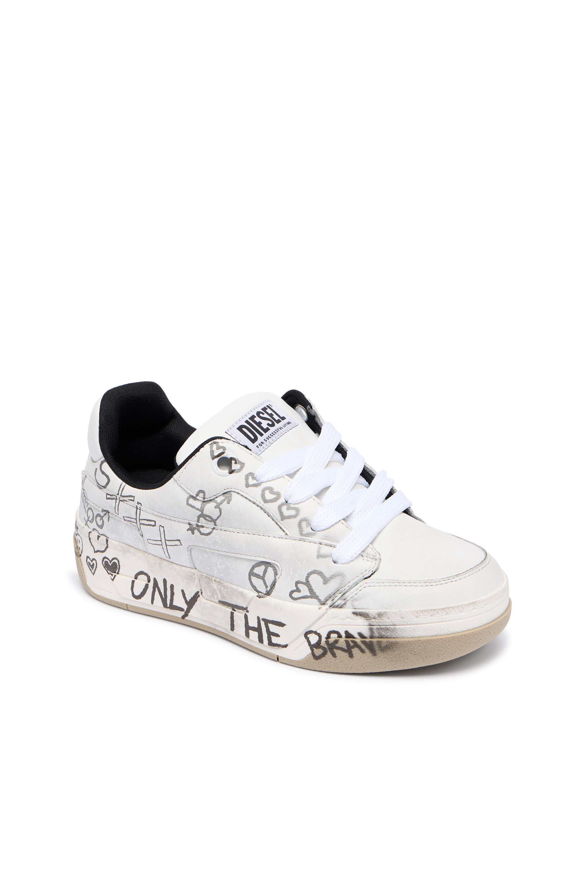 S-D-OLLIE LOW ローカットスニーカー｜ホワイト｜メンズ｜DIESEL