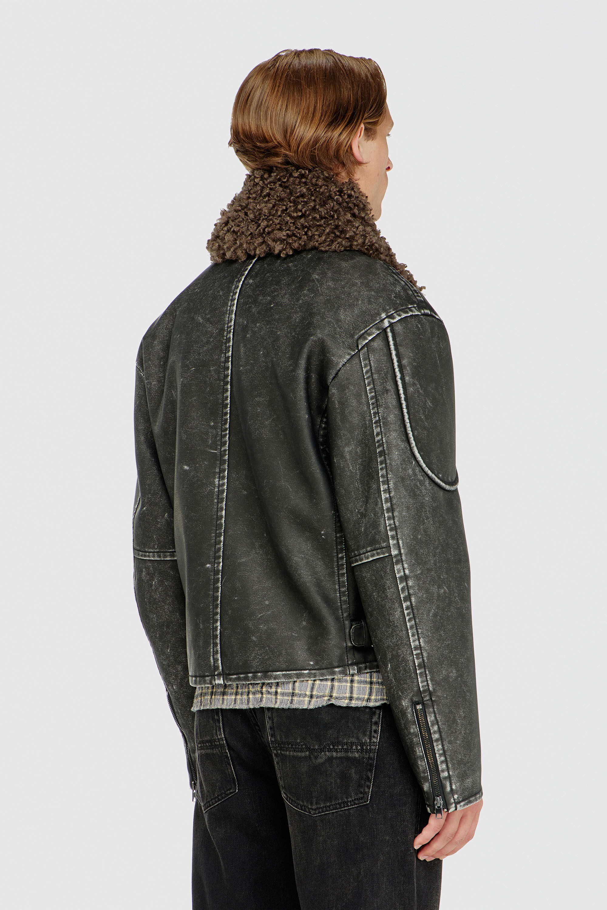 Diesel - W-ALEX, Male's ジャケット in ダークグレー - 5